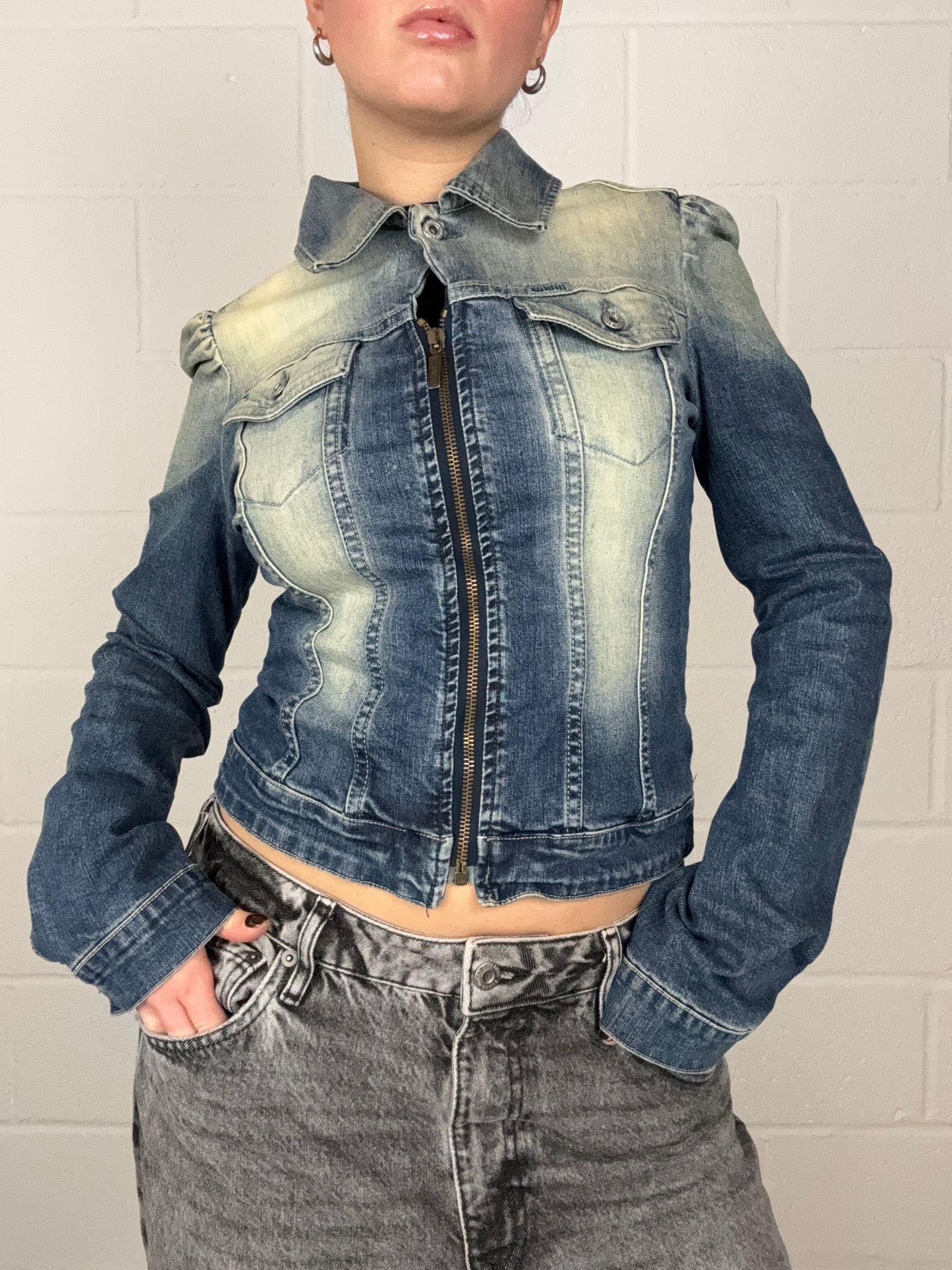 Diesel Denim Fitted Jacket (M)