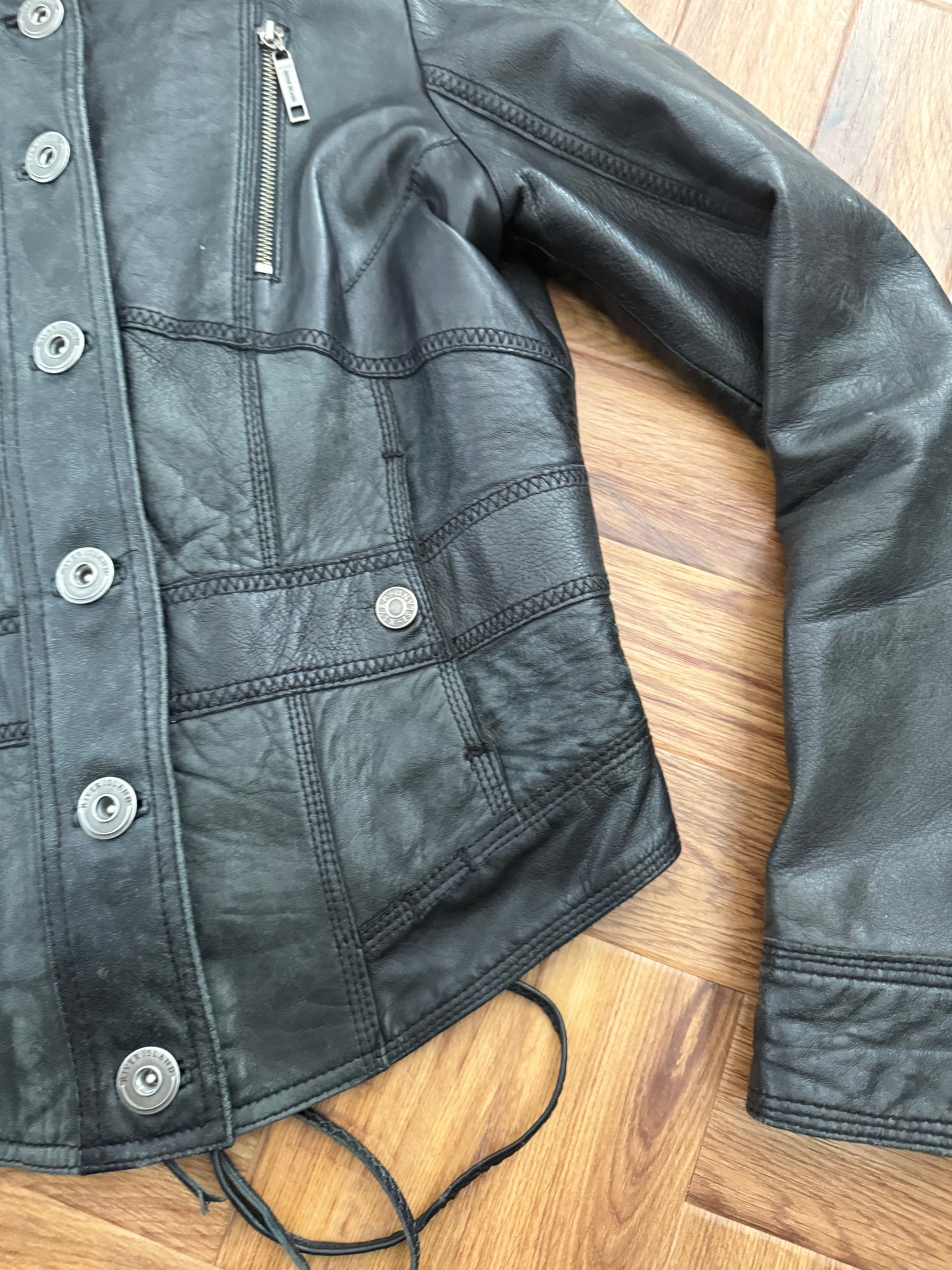 Leather Corset Jacket (UK12)