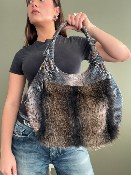 Bulaggi Faux Fur/Leather Bag