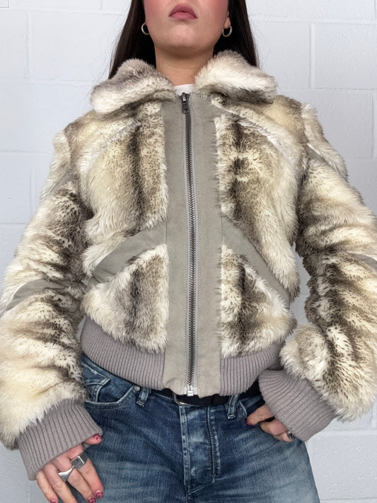 Faux Fur Jacket (UK10)