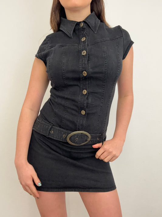 jane norman denim dress Insane Jane Norman dress early 00s denim backless
