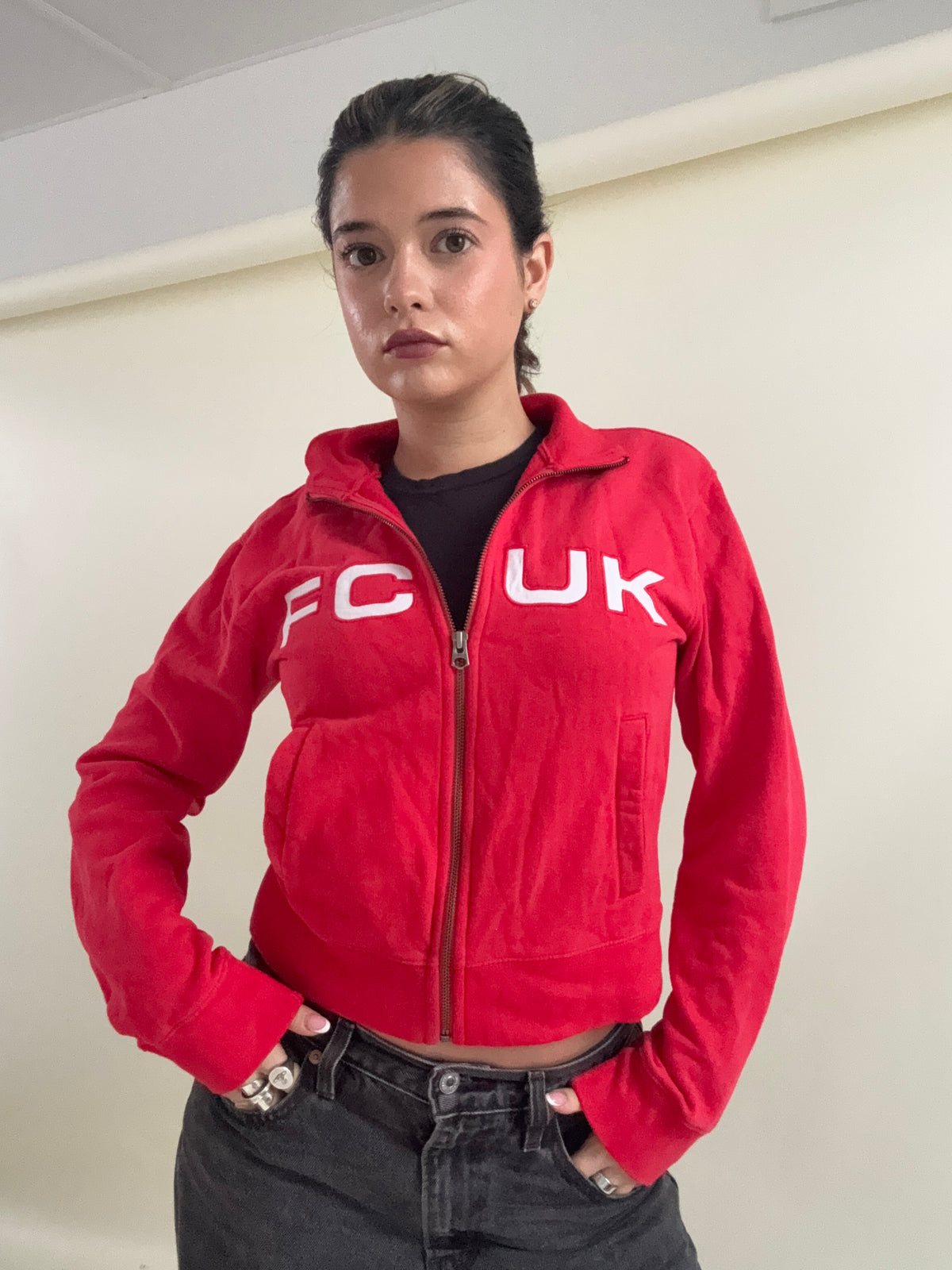 French Connection Zip Jumper (S)