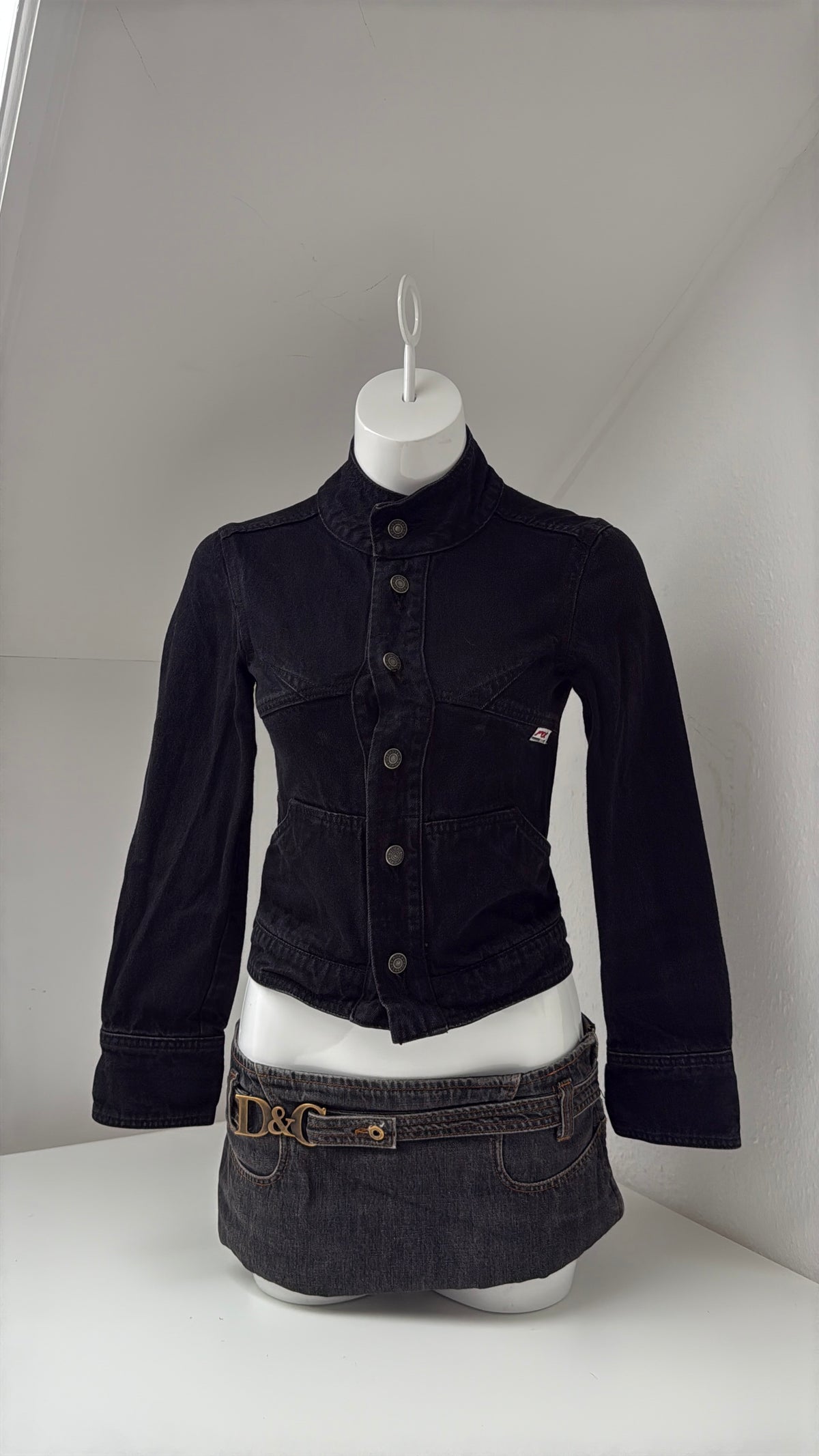 Y2K Black Corset Jacket (S)