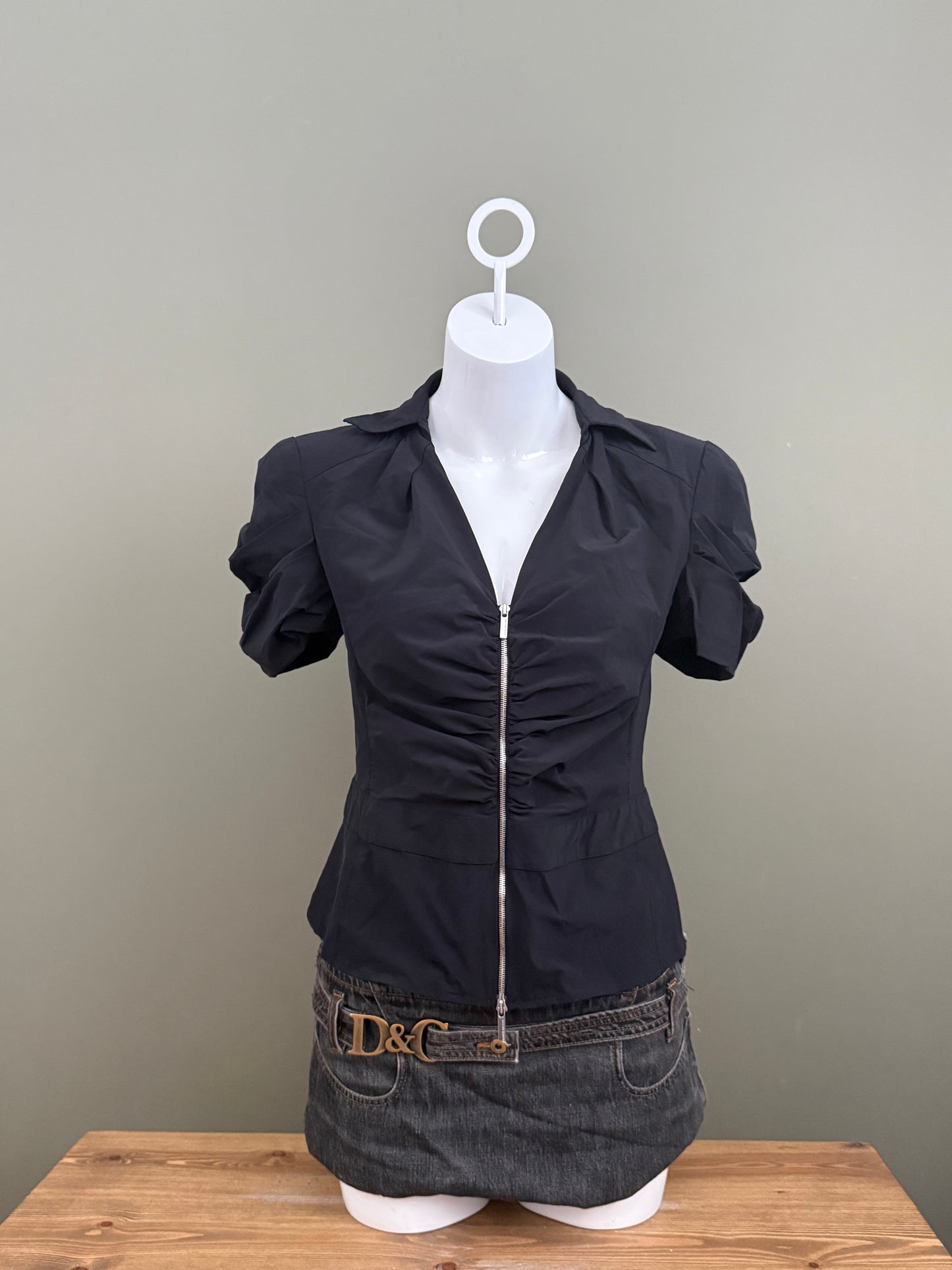 Karen Millen Zip Shirt (UK14)