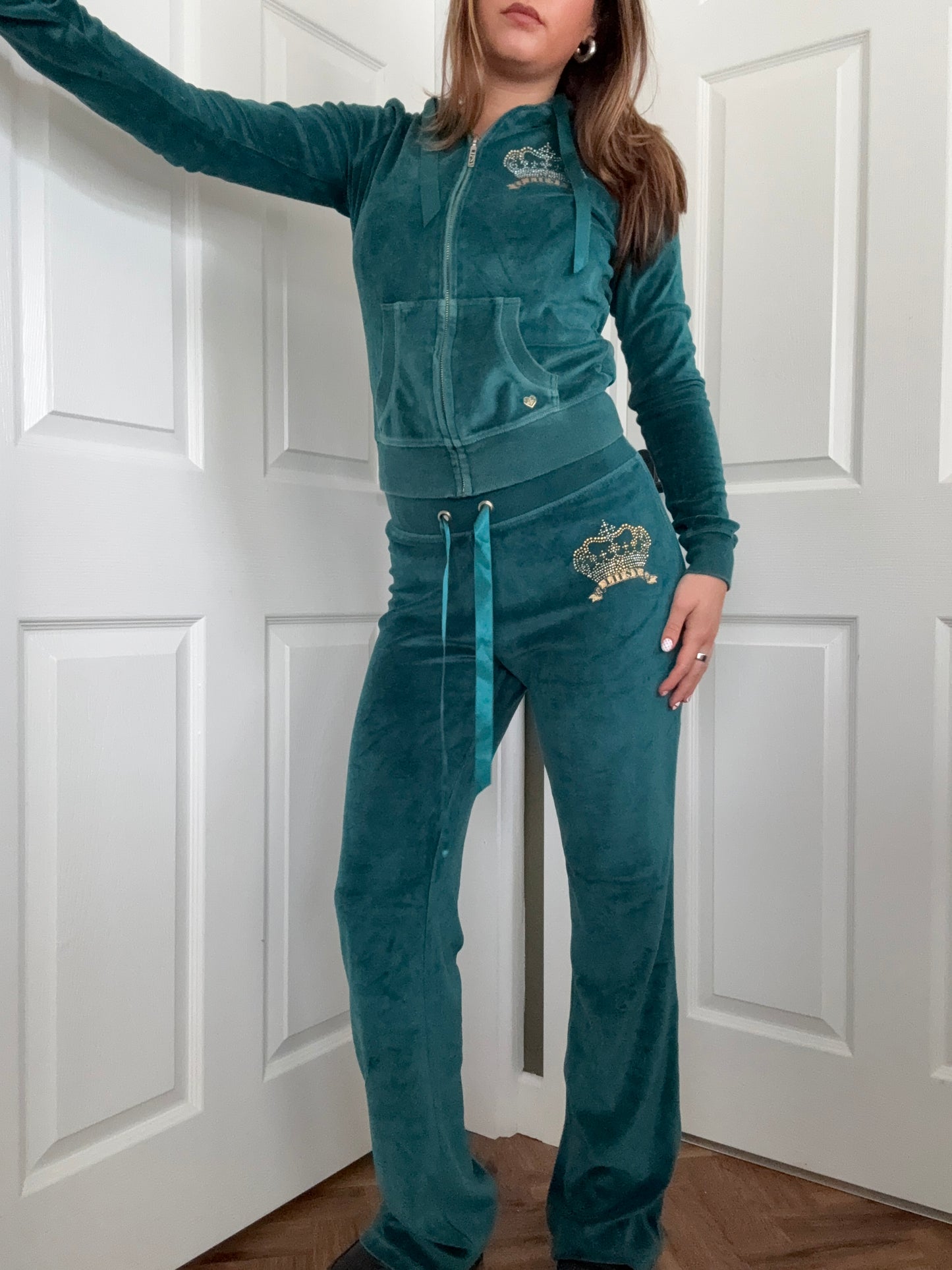 Lipsy Velour Tracksuit (UK10/12)