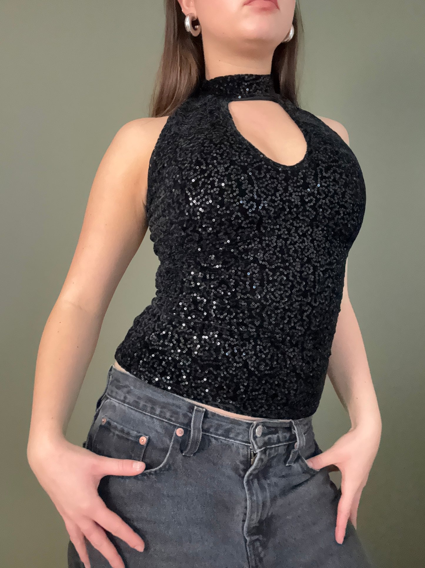 Jane Norman Sequin Top (UK6)