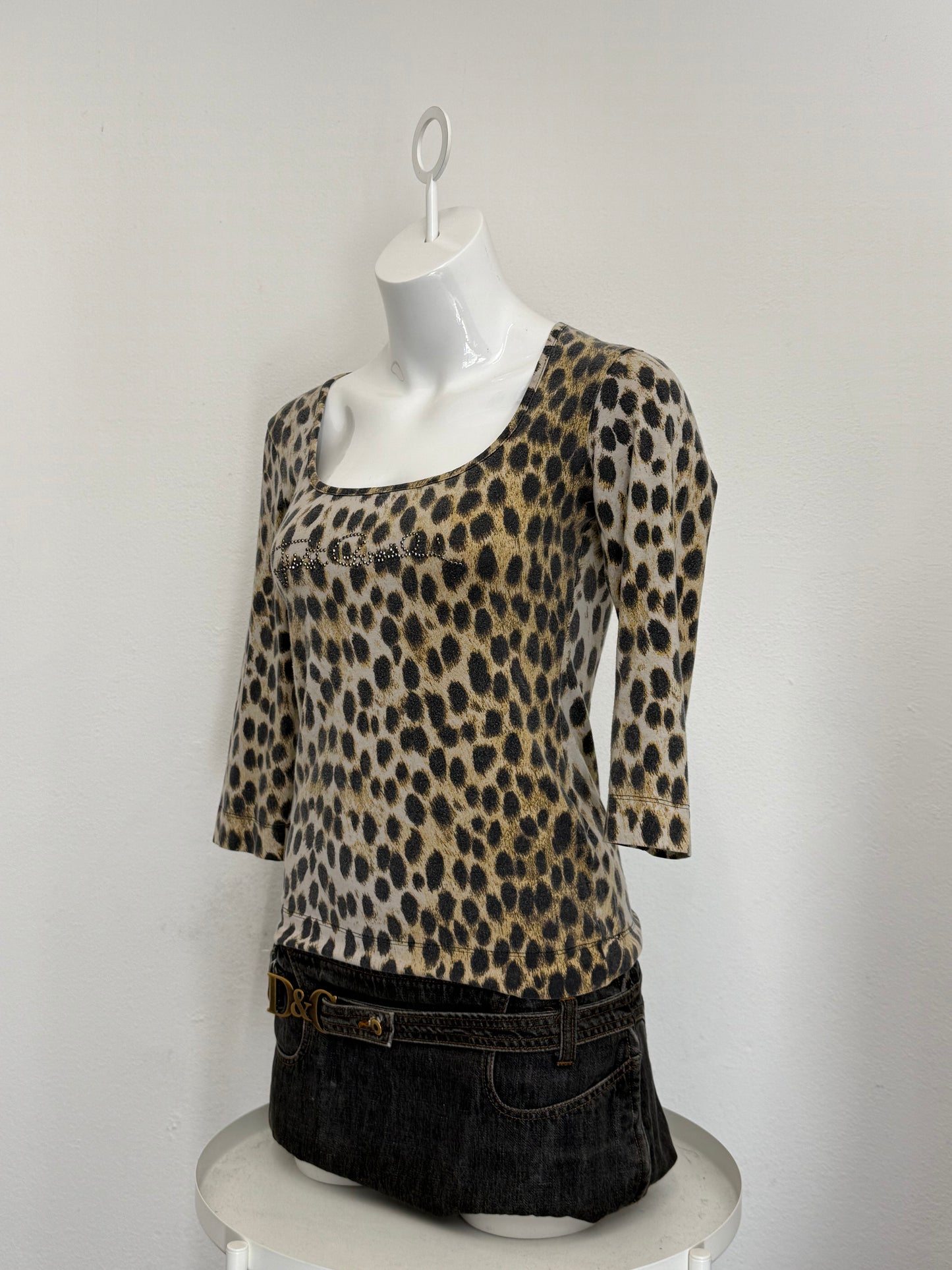 Leopard Cavalli Top (M)