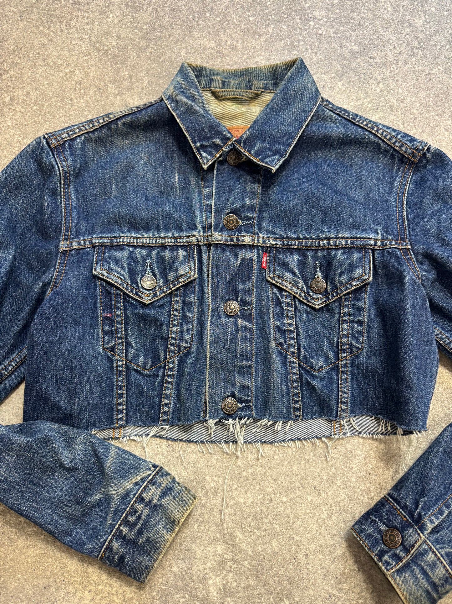 Levi’s Cropped Denim Jacket (S)