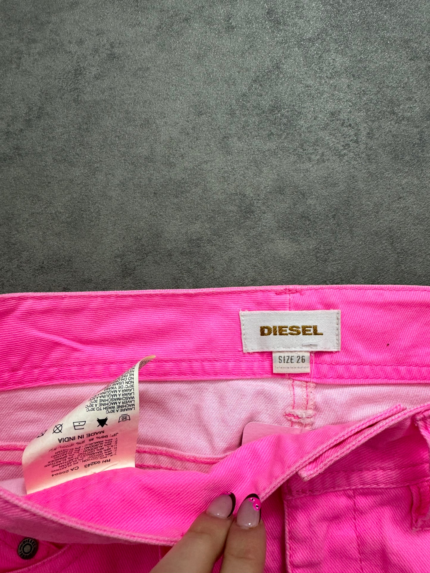 Diesel Pink Mini Skirt