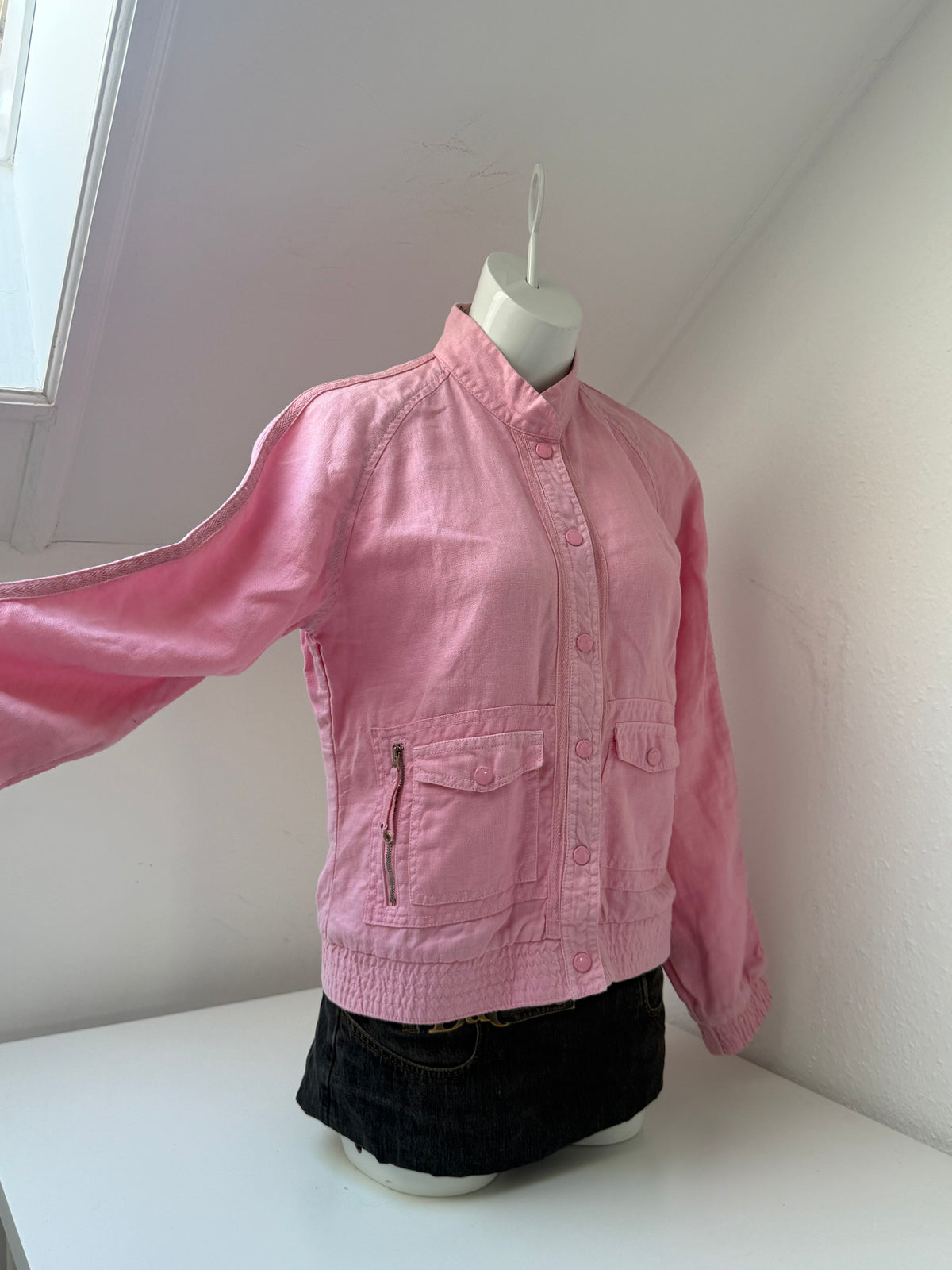 Ted Baker Pink Linen Jacket (UK8)