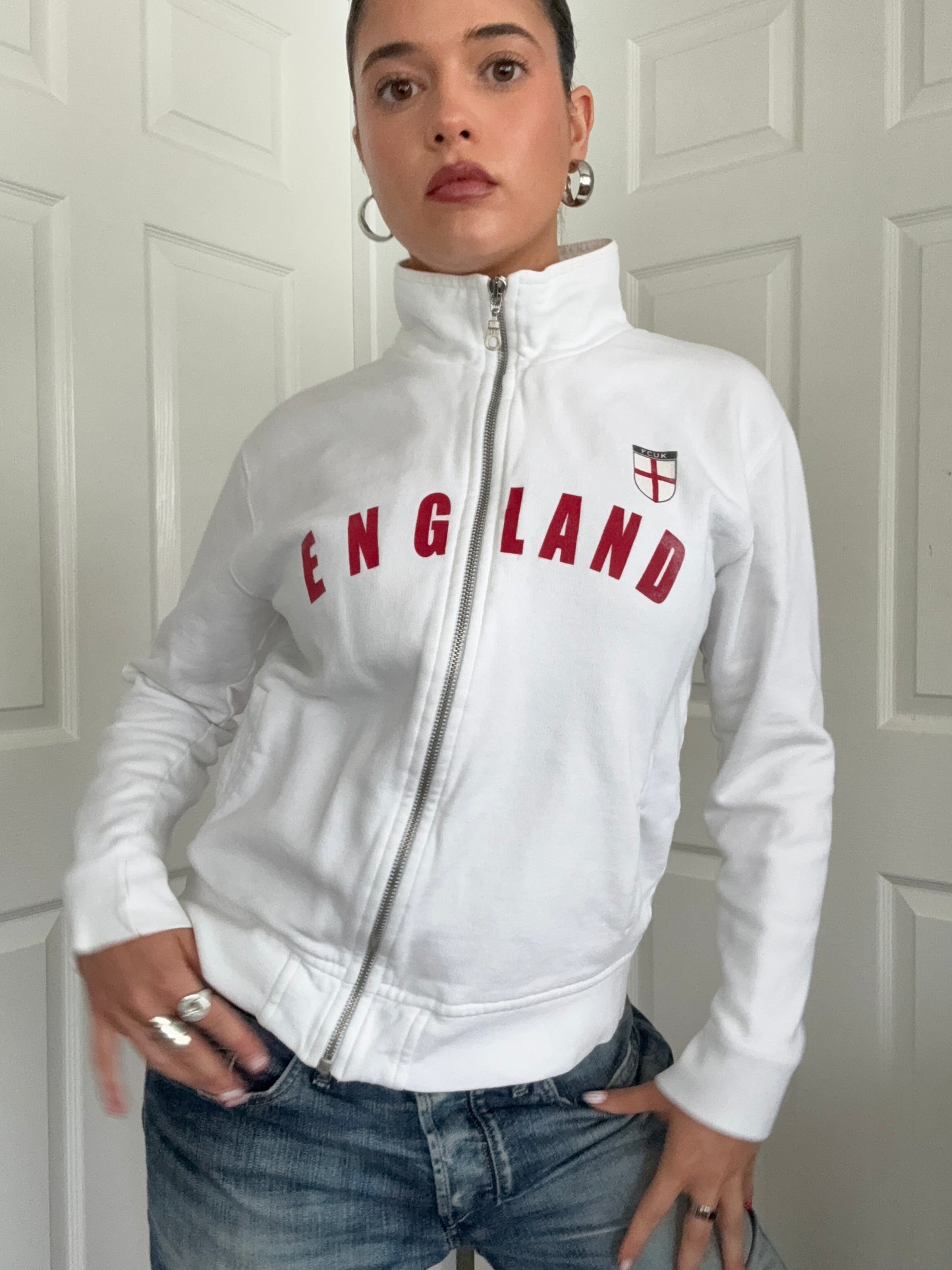 French Connection England Zip Jumper (M)
