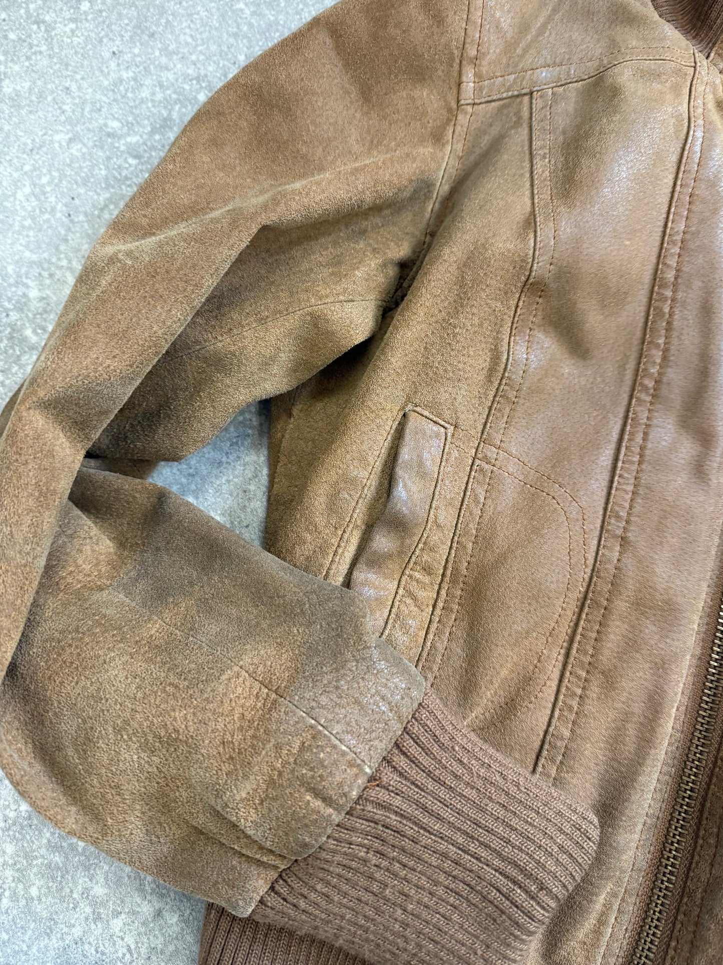 Fitted Leather Jacket (UK12)
