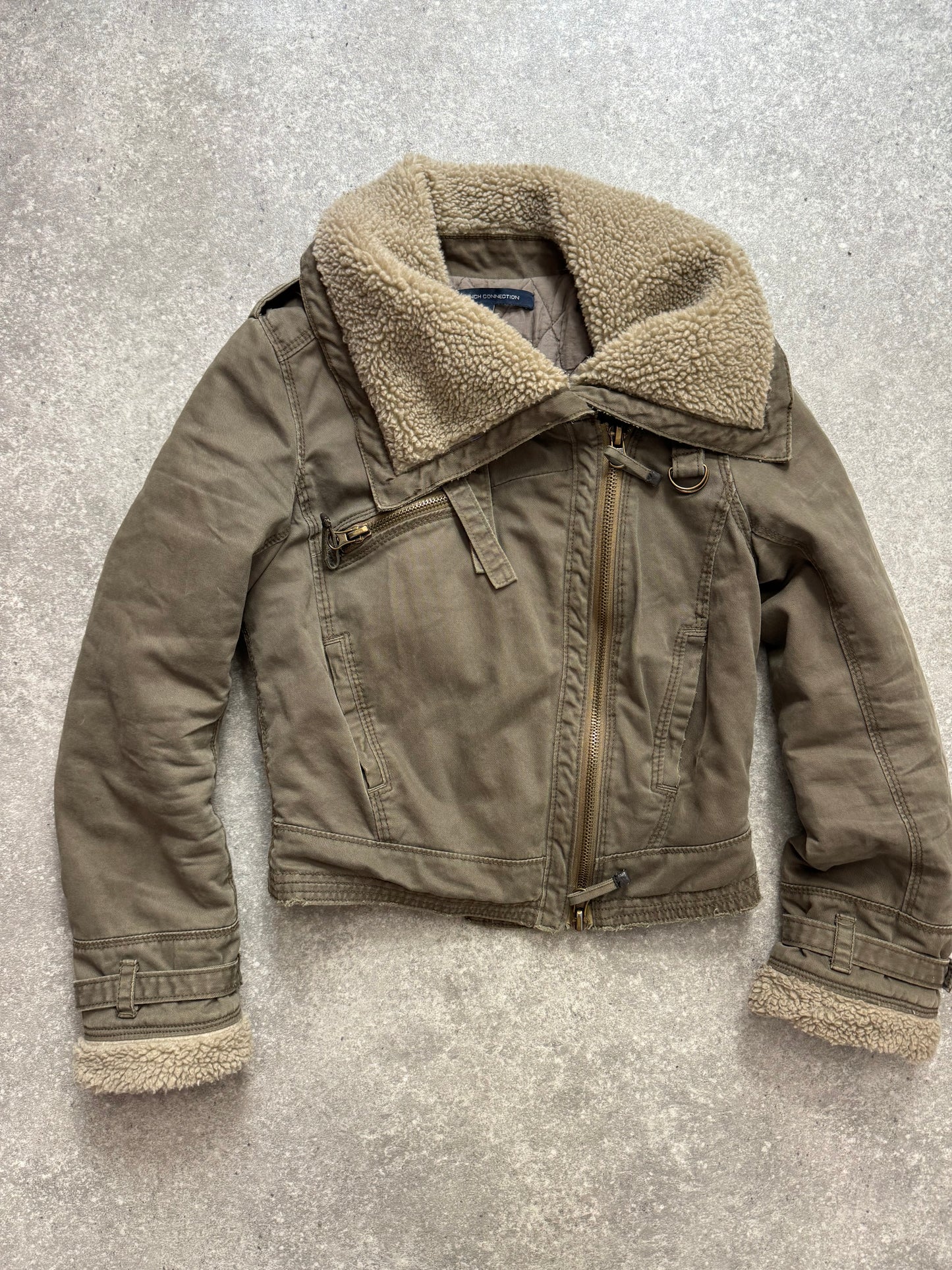 French Connection Khaki Jacket (UK10)