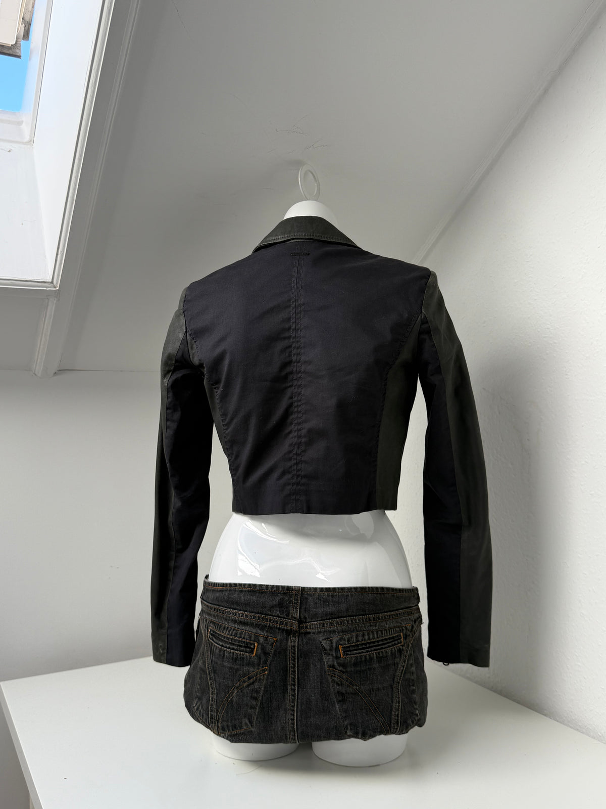 Diesel Leather Blazer Hook & Eye Jacket (XS)