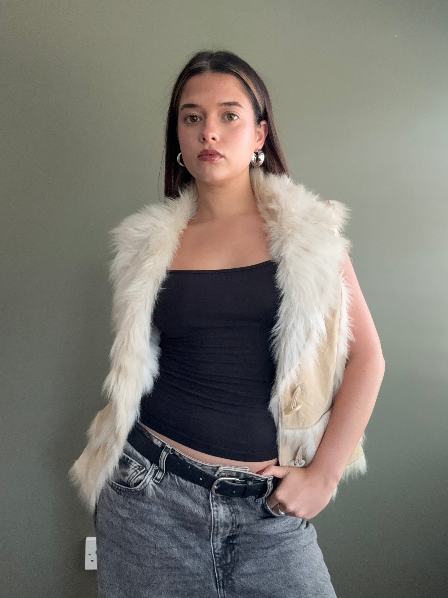 Morgan De Toi Faux Fur Gilet (M)