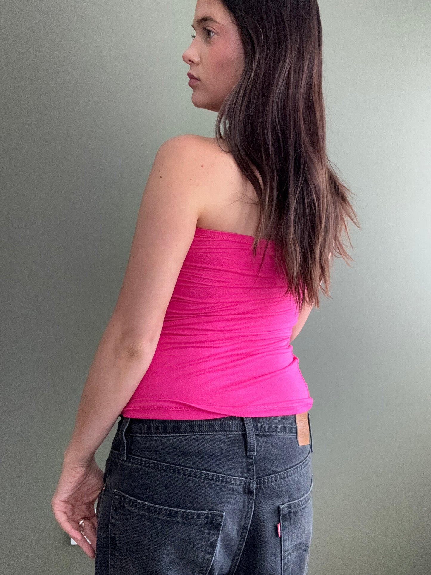 Pink Jane Norman Bandeau Top (UK10)