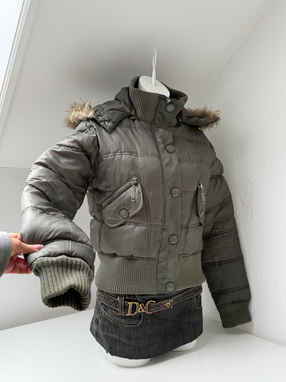 Y2K Puffer Jacket (UK14)