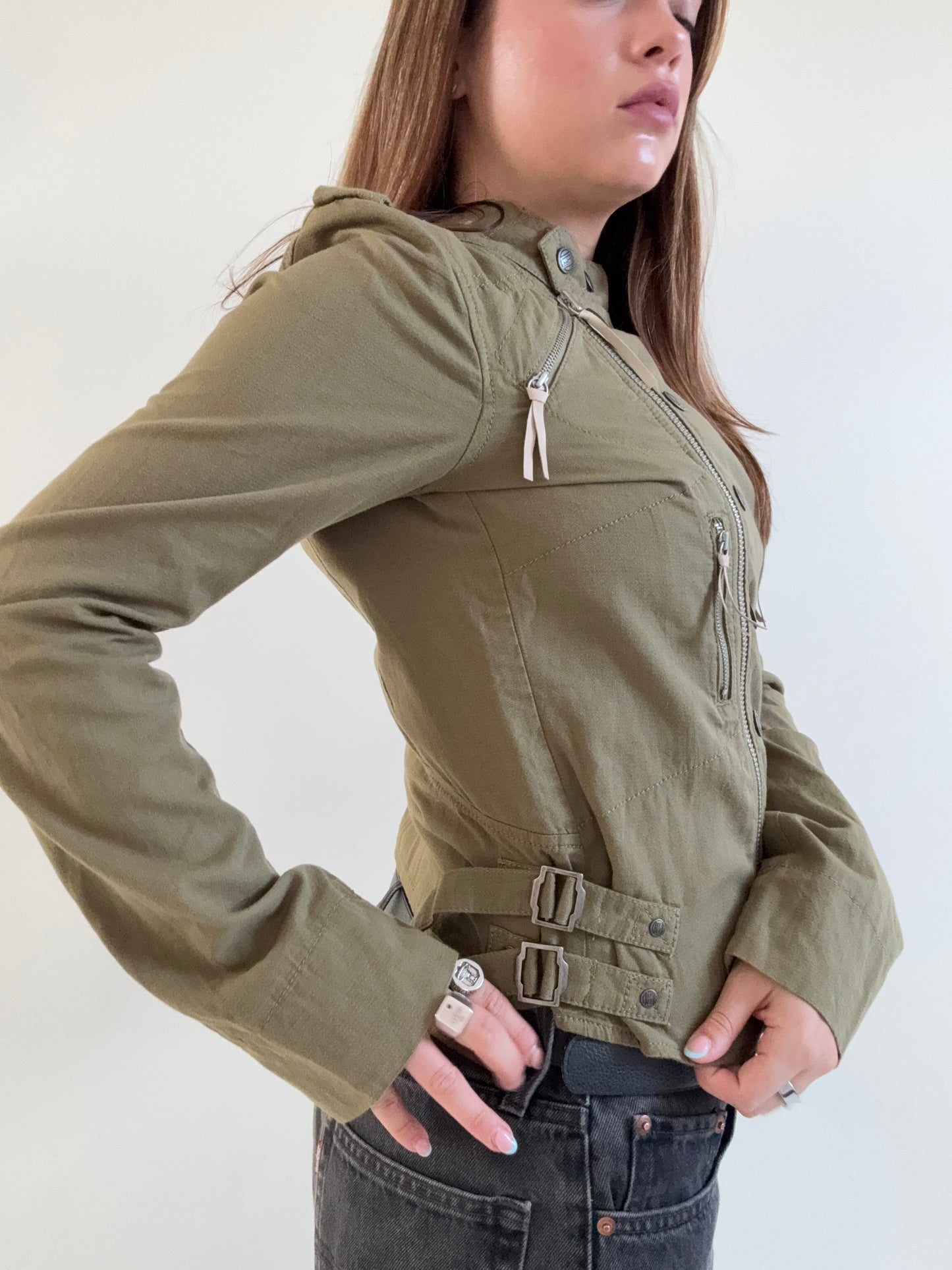 Diesel Asymmetric Buckle Jacket (L)