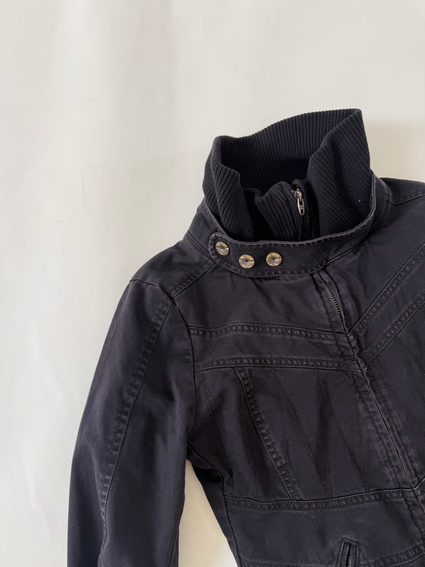 Diesel Fitted Funnel Neck Jacket (XS)