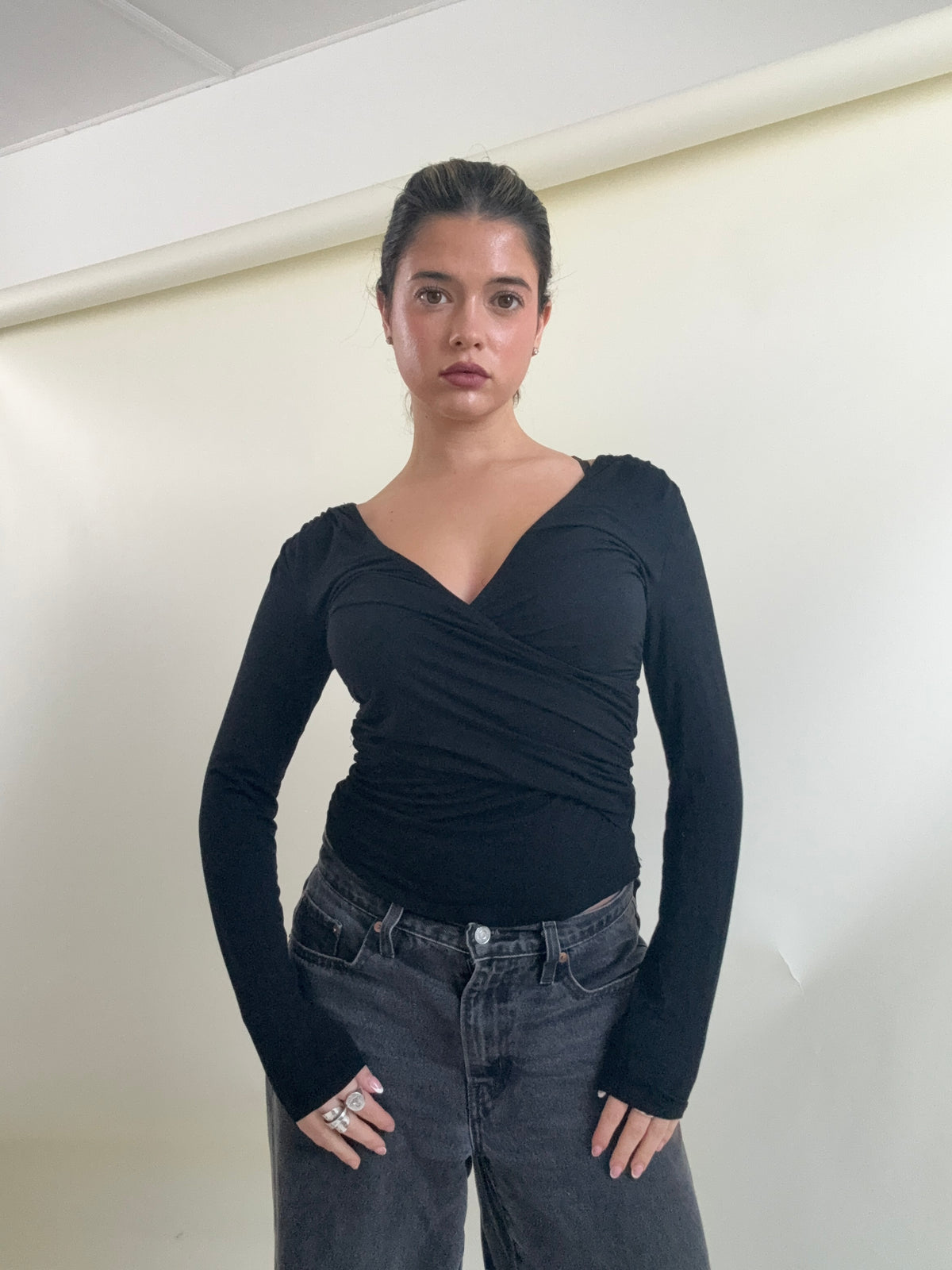 Bebe Y2K Longsleeve Top (S)