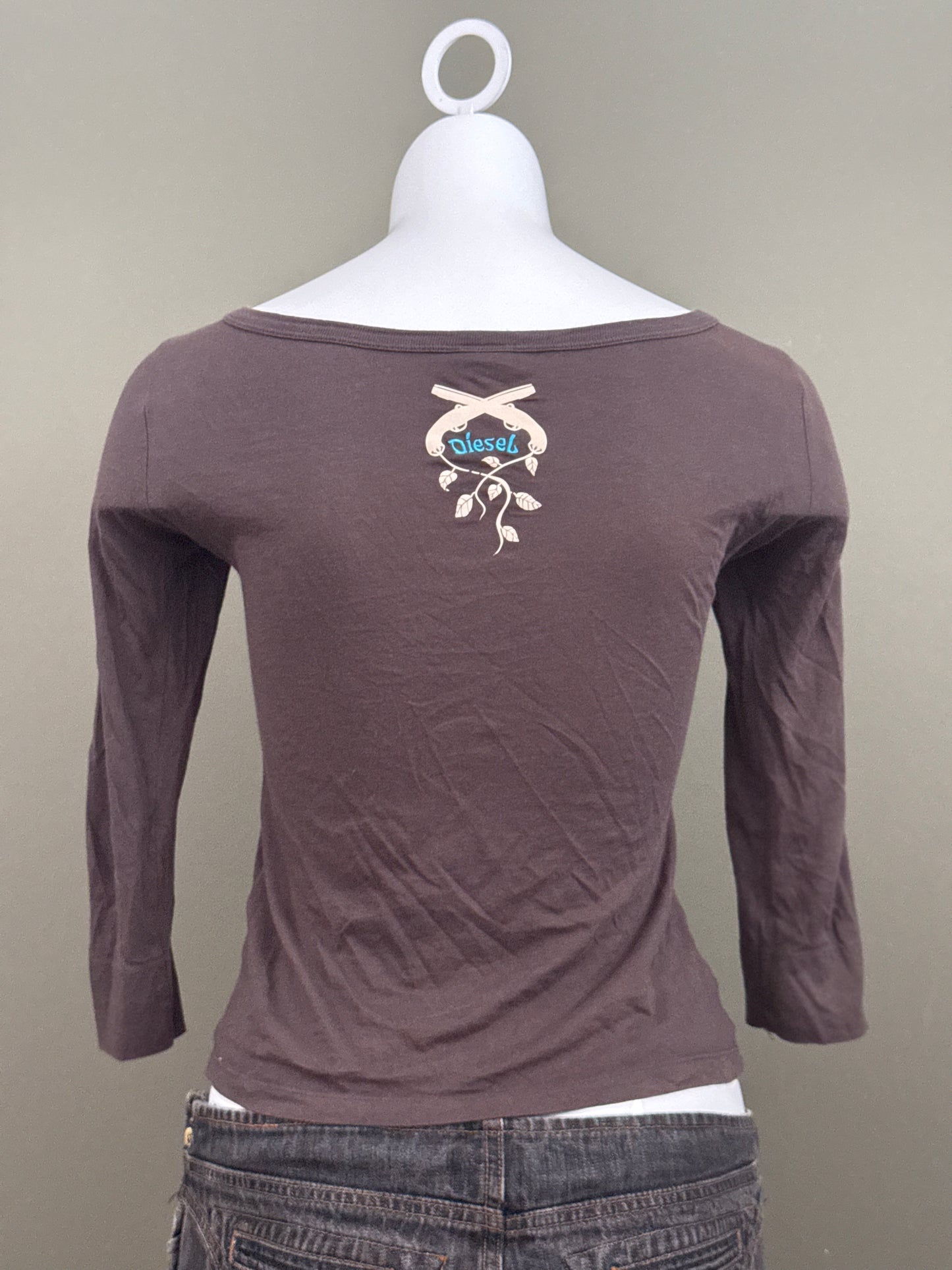 Diesel 3/4 Sleeve Top (S)