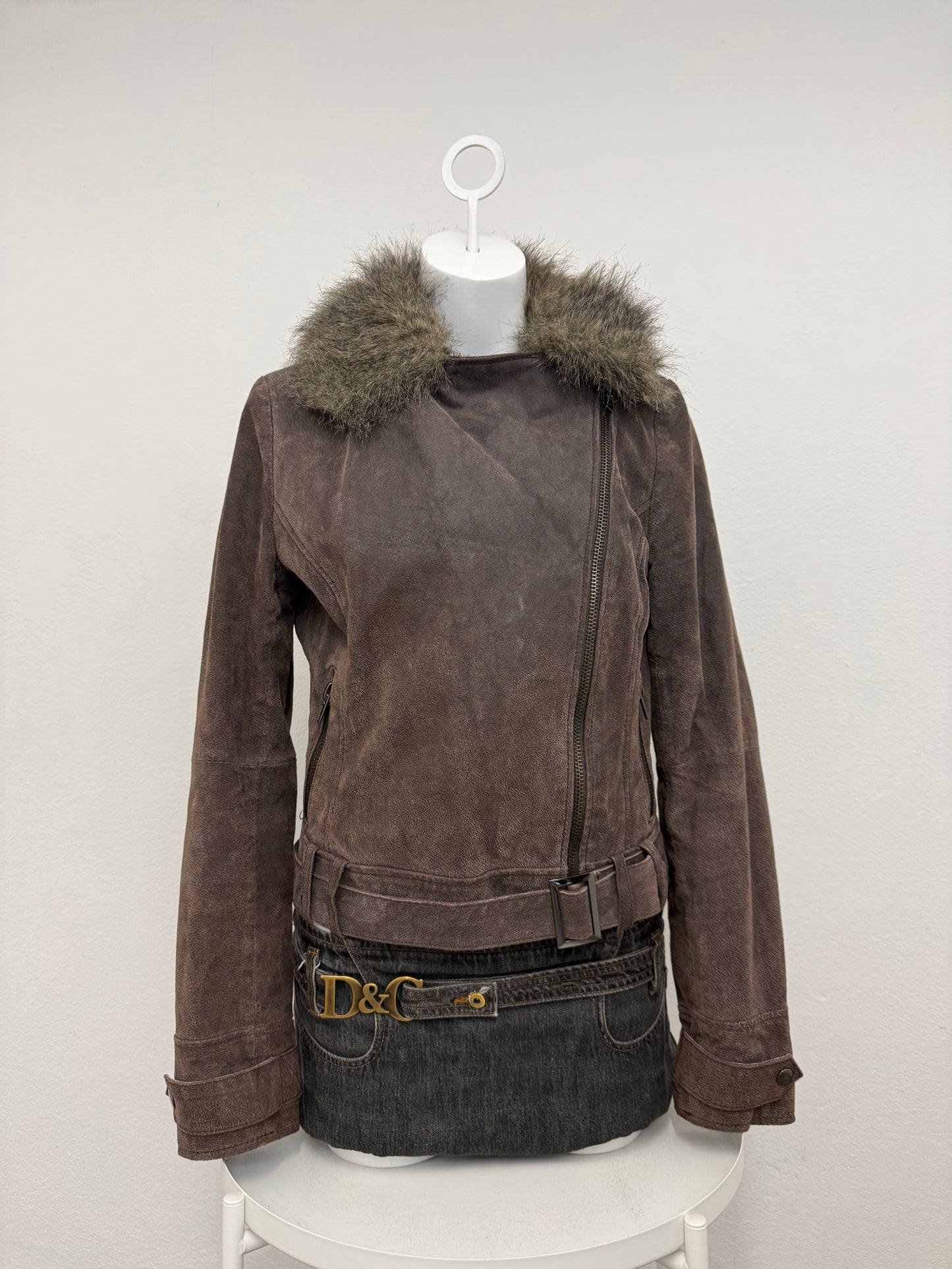 Jane Norman Suede Jacket (UK14)