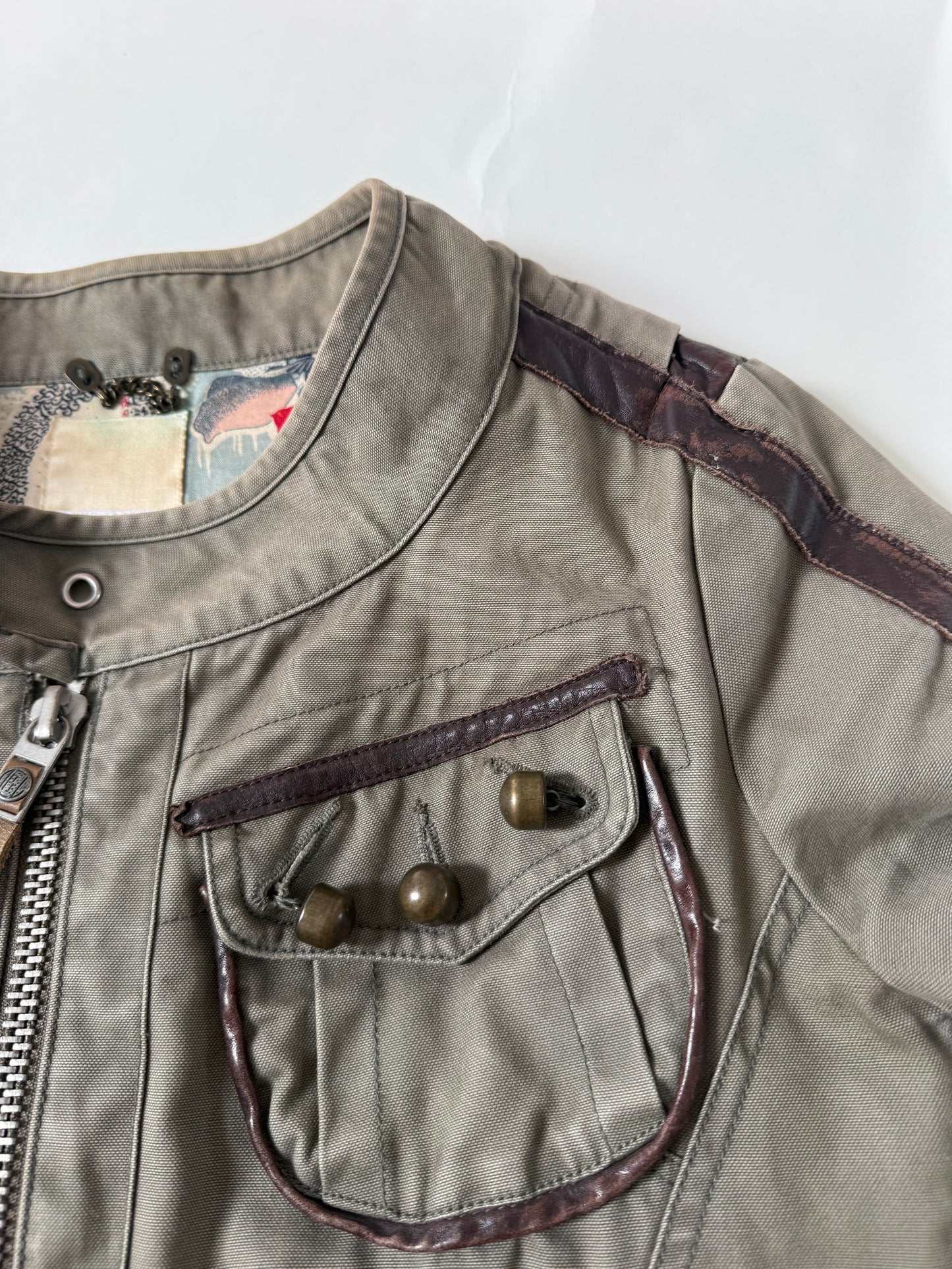 Diesel Fitted Military Style Jacket (L)