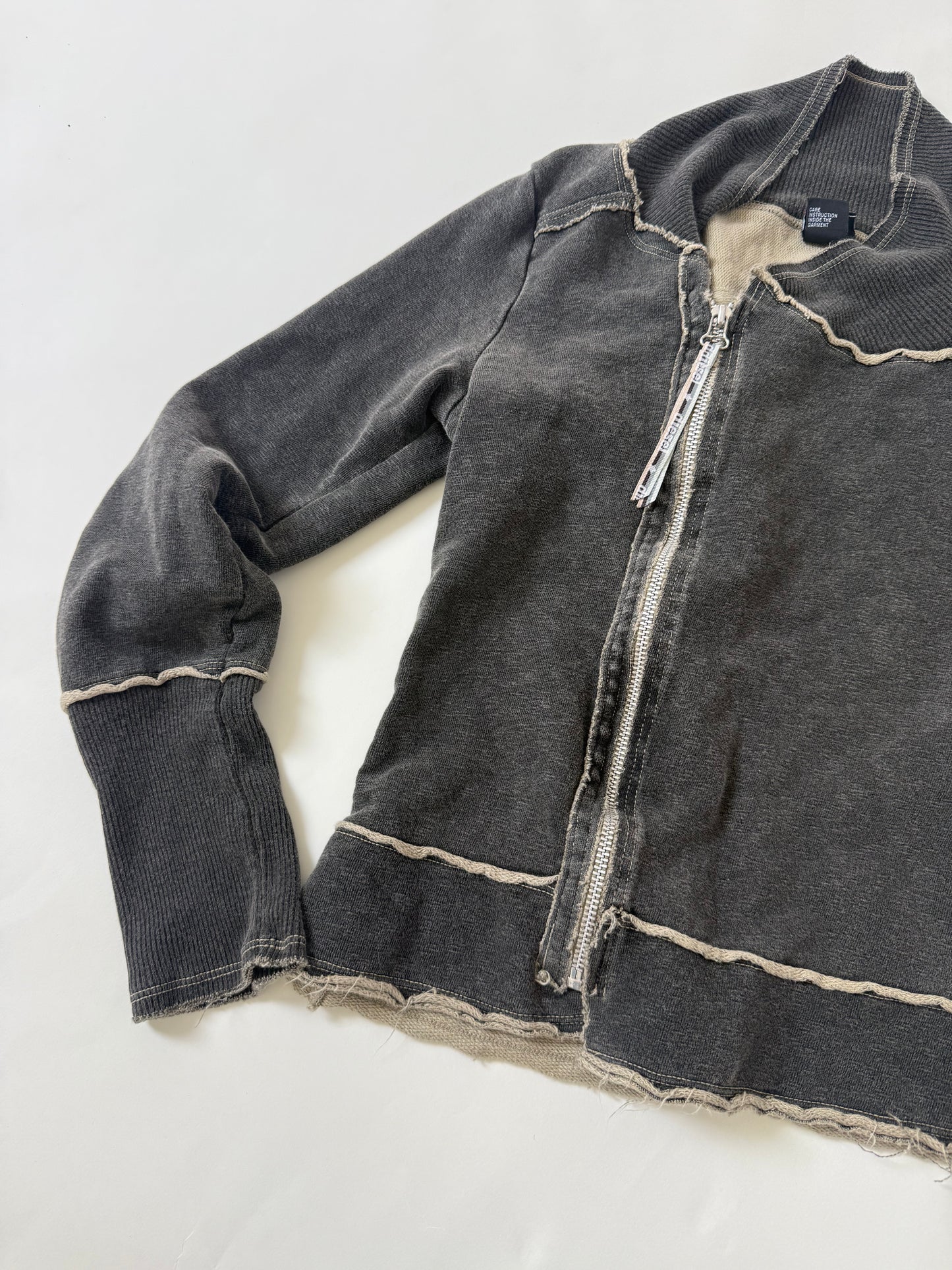 Vintage Diesel Asymmetric Zip Jumper (L)