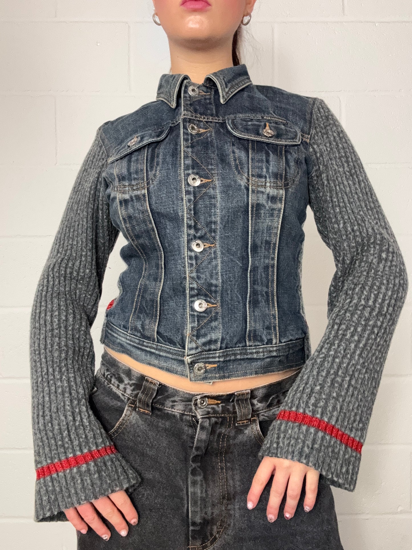 D&G Denim Knit Jacket (XS)