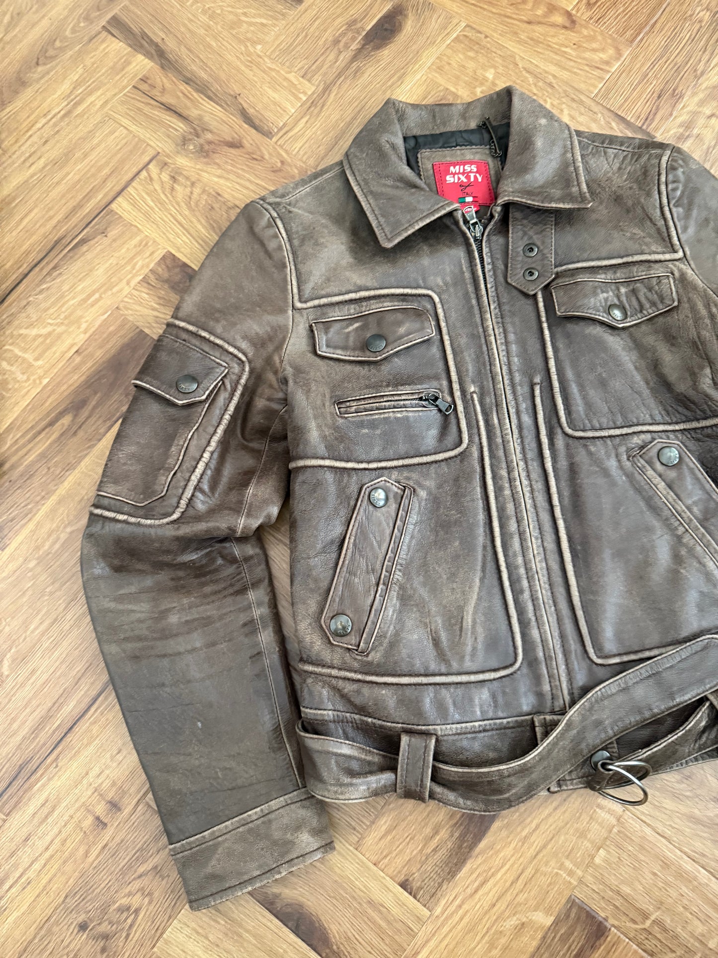 Miss Sixty Leather Jacket (M)