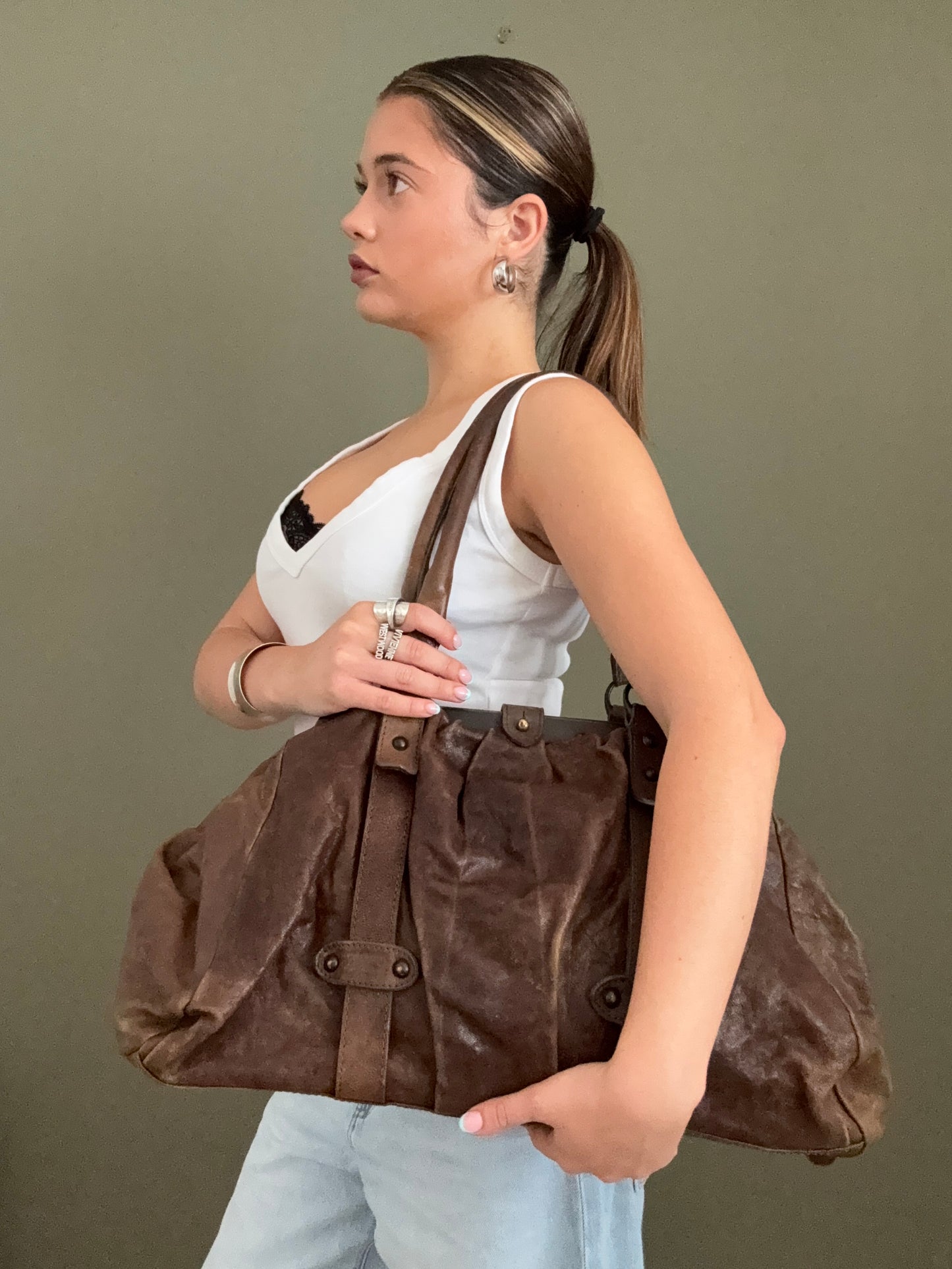 Allsaints Leather Nocturne Bag