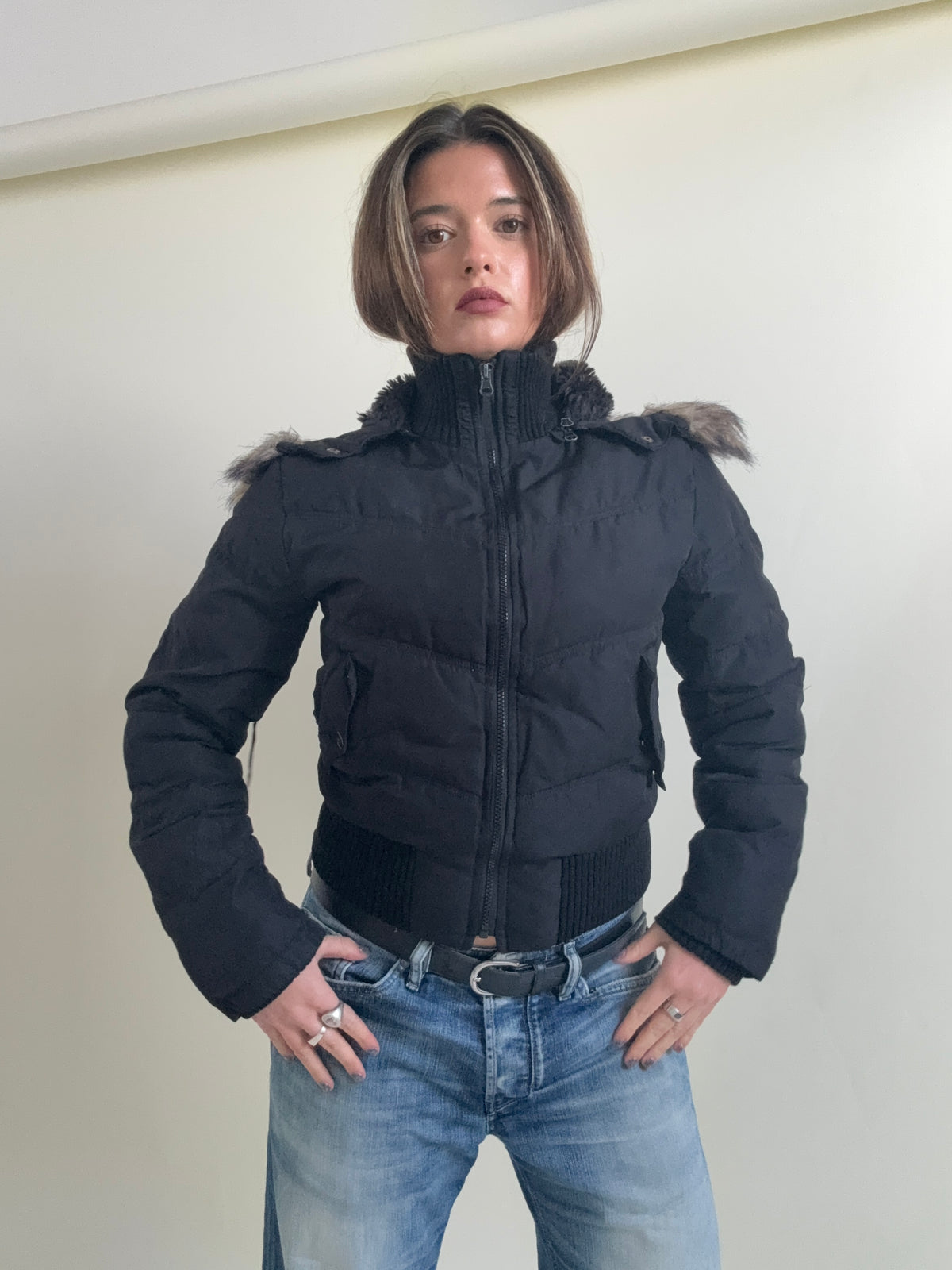 Y2K Puffer Jacket (UK10)