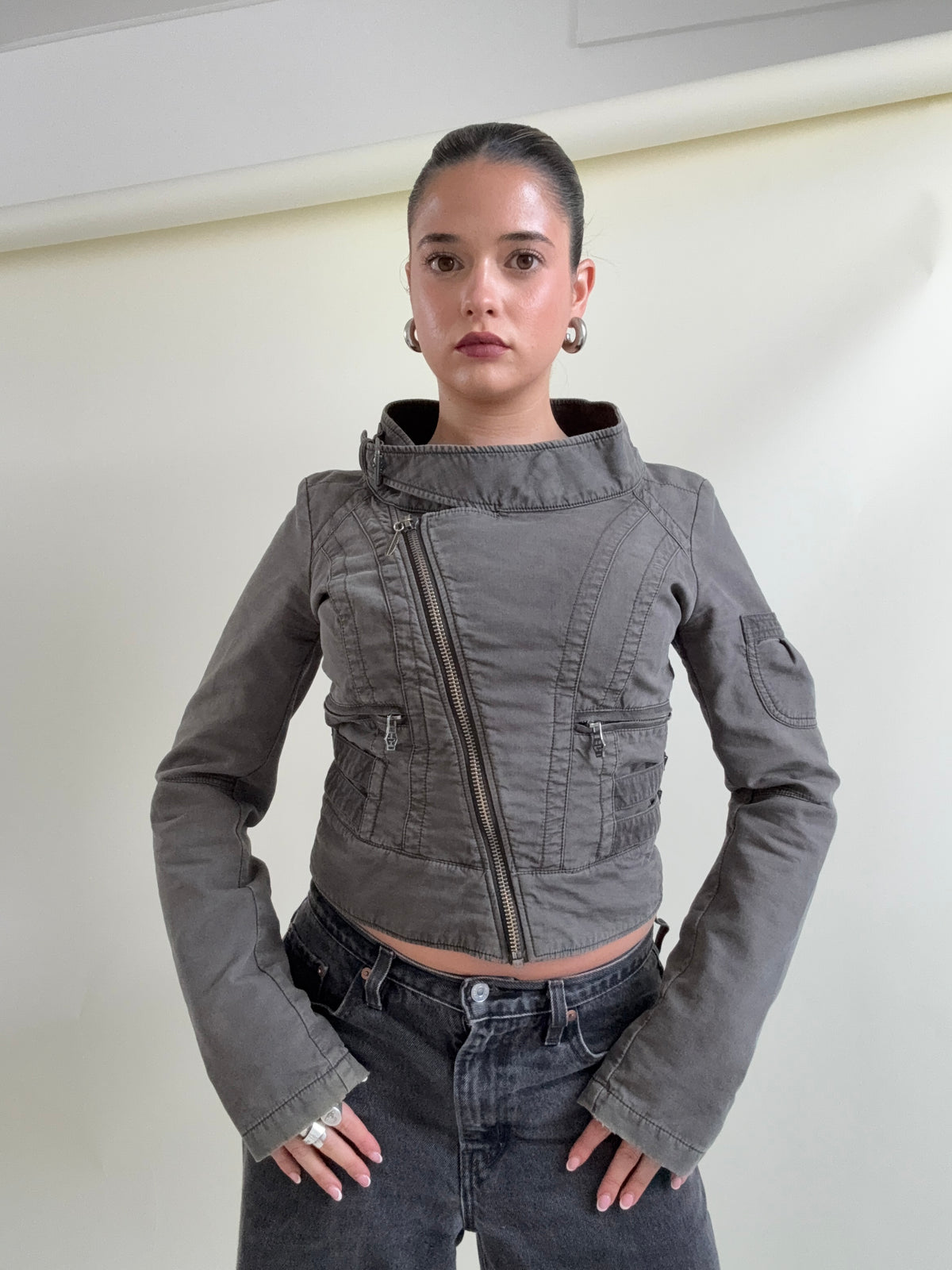 Diesel Cropped Utility Jacket (M)