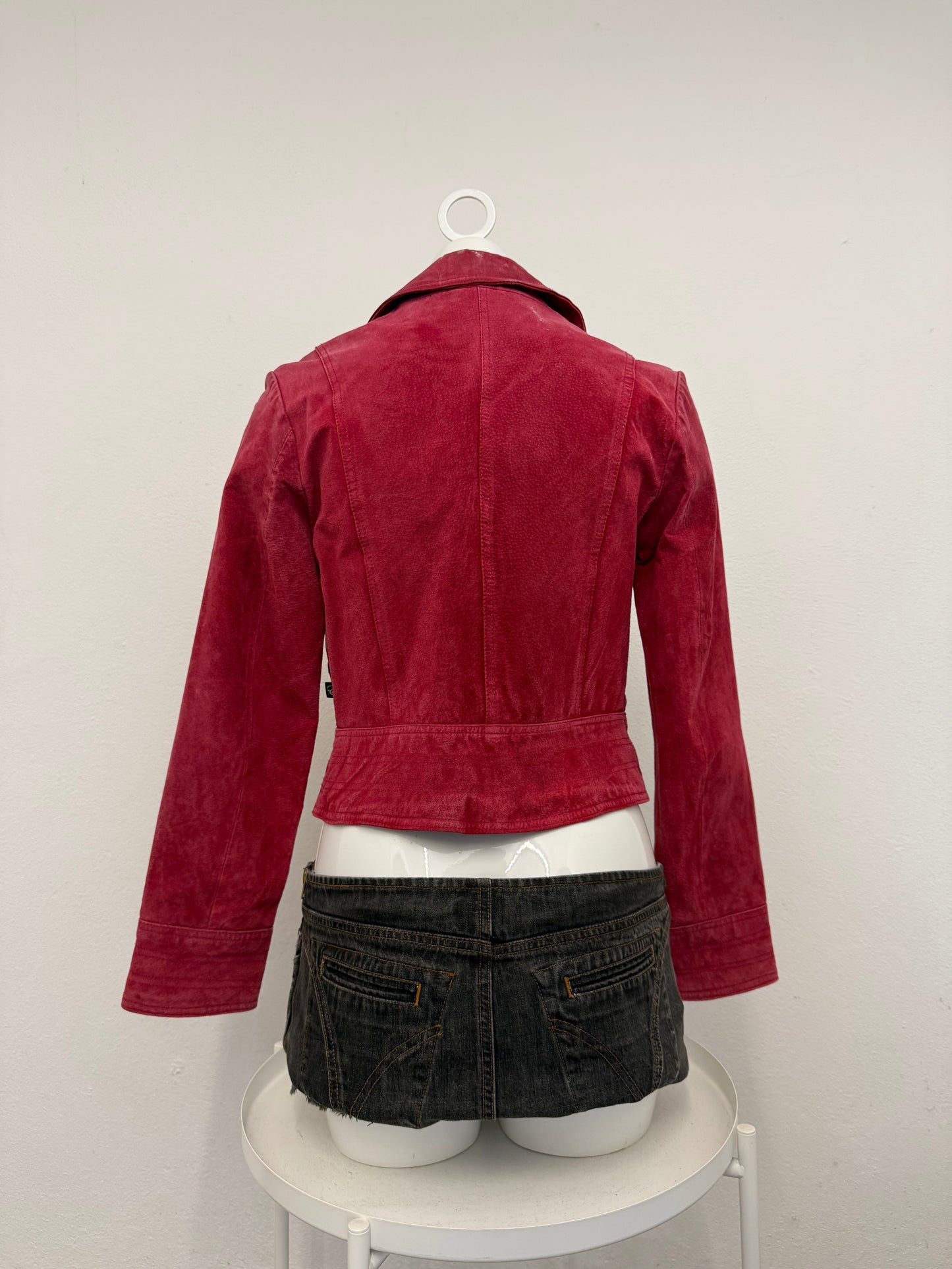 Red Suede Jacket (UK12)