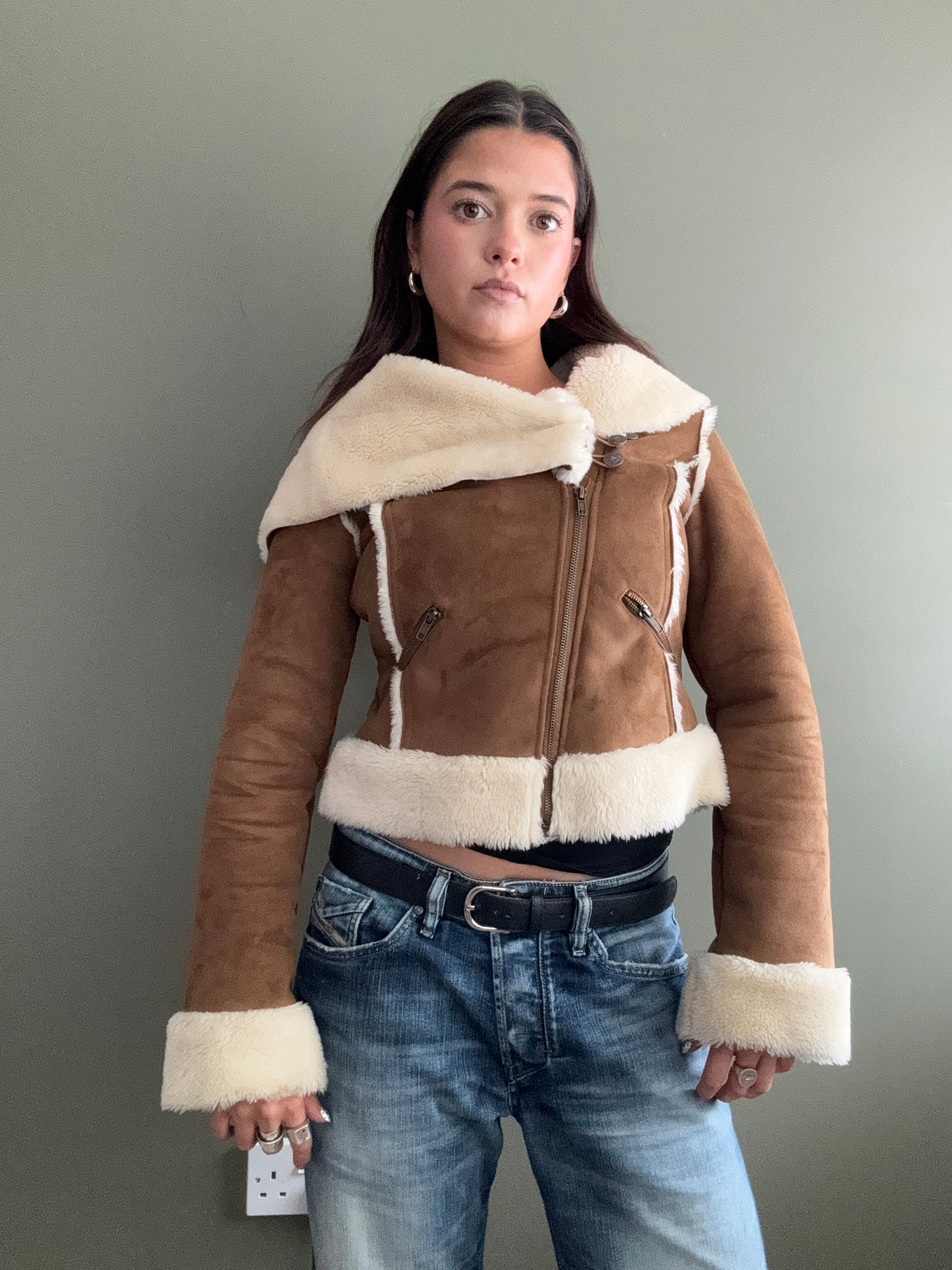 Morgan De Toi Faux Fur Jacket (S)