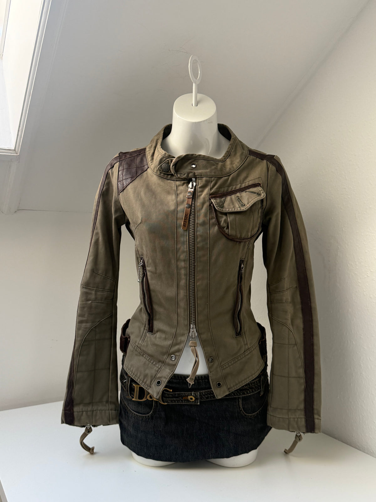 Vintage Diesel Fitted Utility Jacket (S)