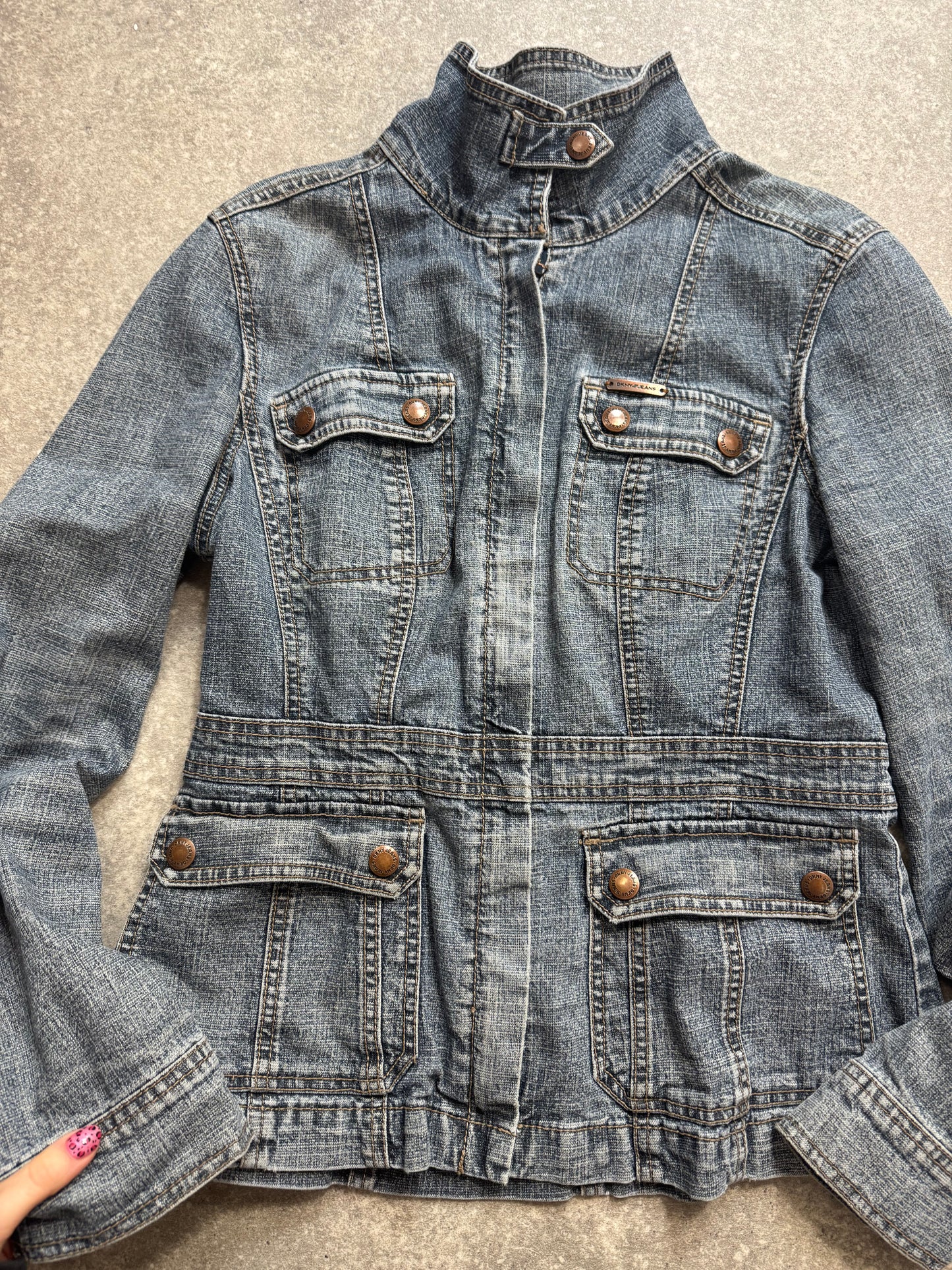 DKNY Denim Cargo Jacket (M)