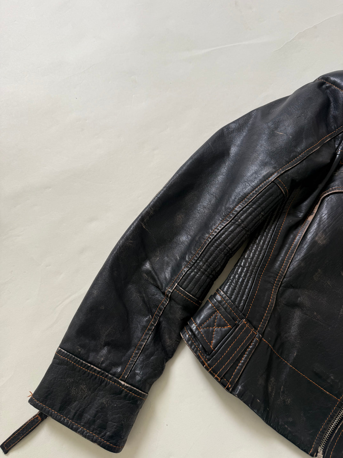 Miss Sixty Leather Biker Jacket (S)