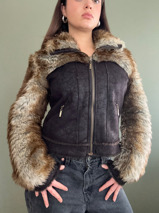 Faux Fur Jacket (UK10)