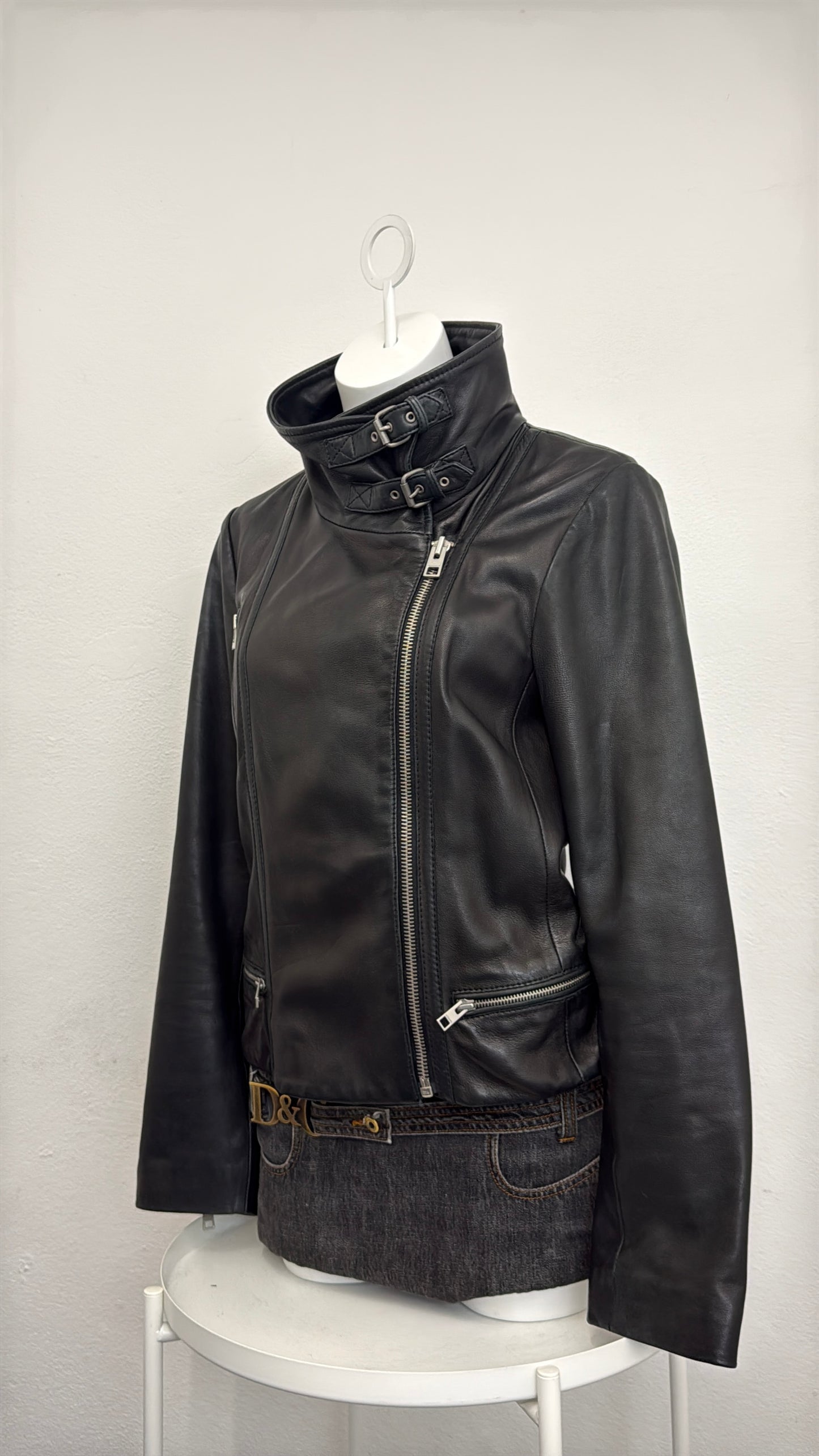 Allsaints Leather Jacket (UK12)