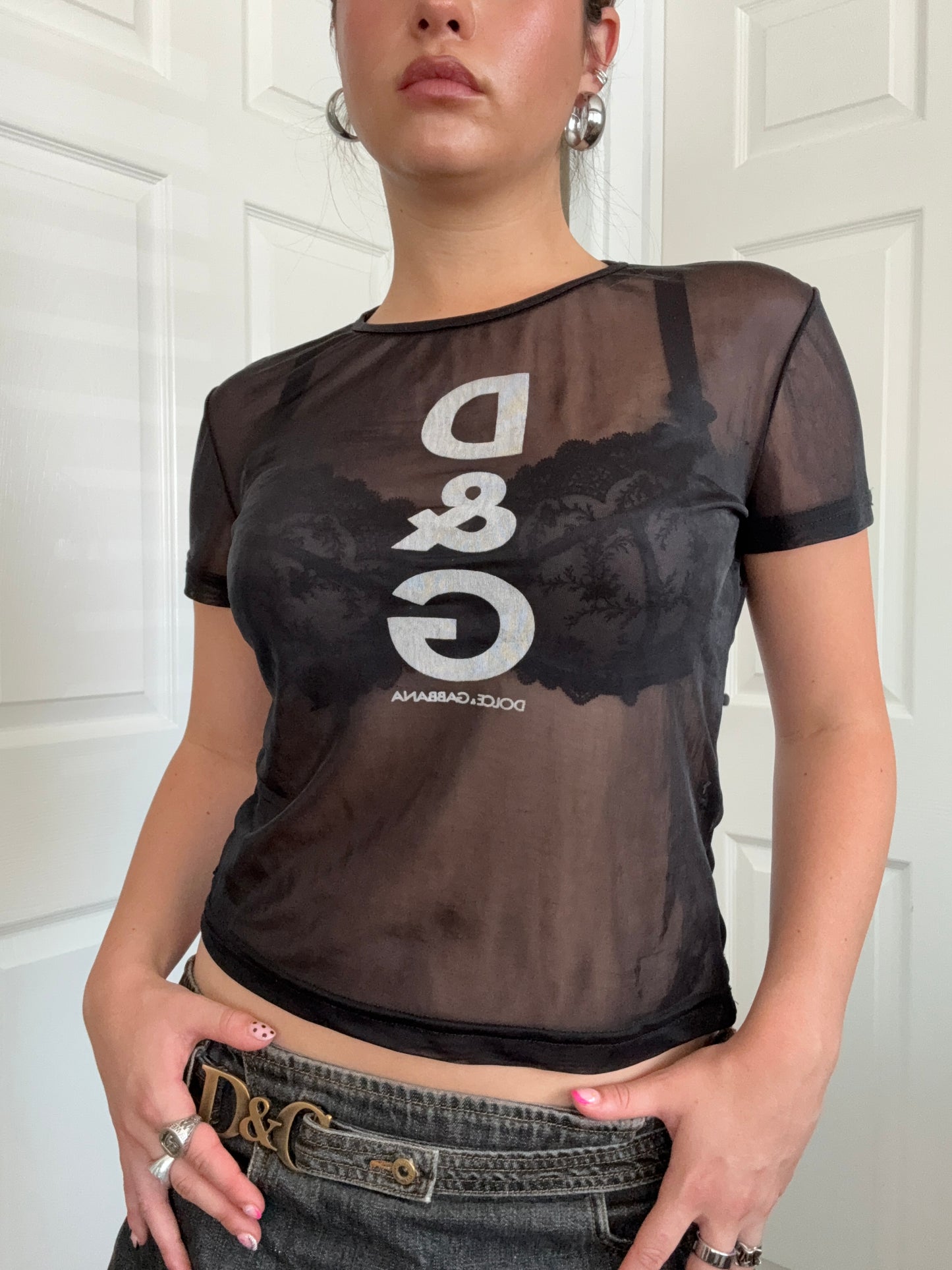 Dolce & Gabbana Mesh Top (M)