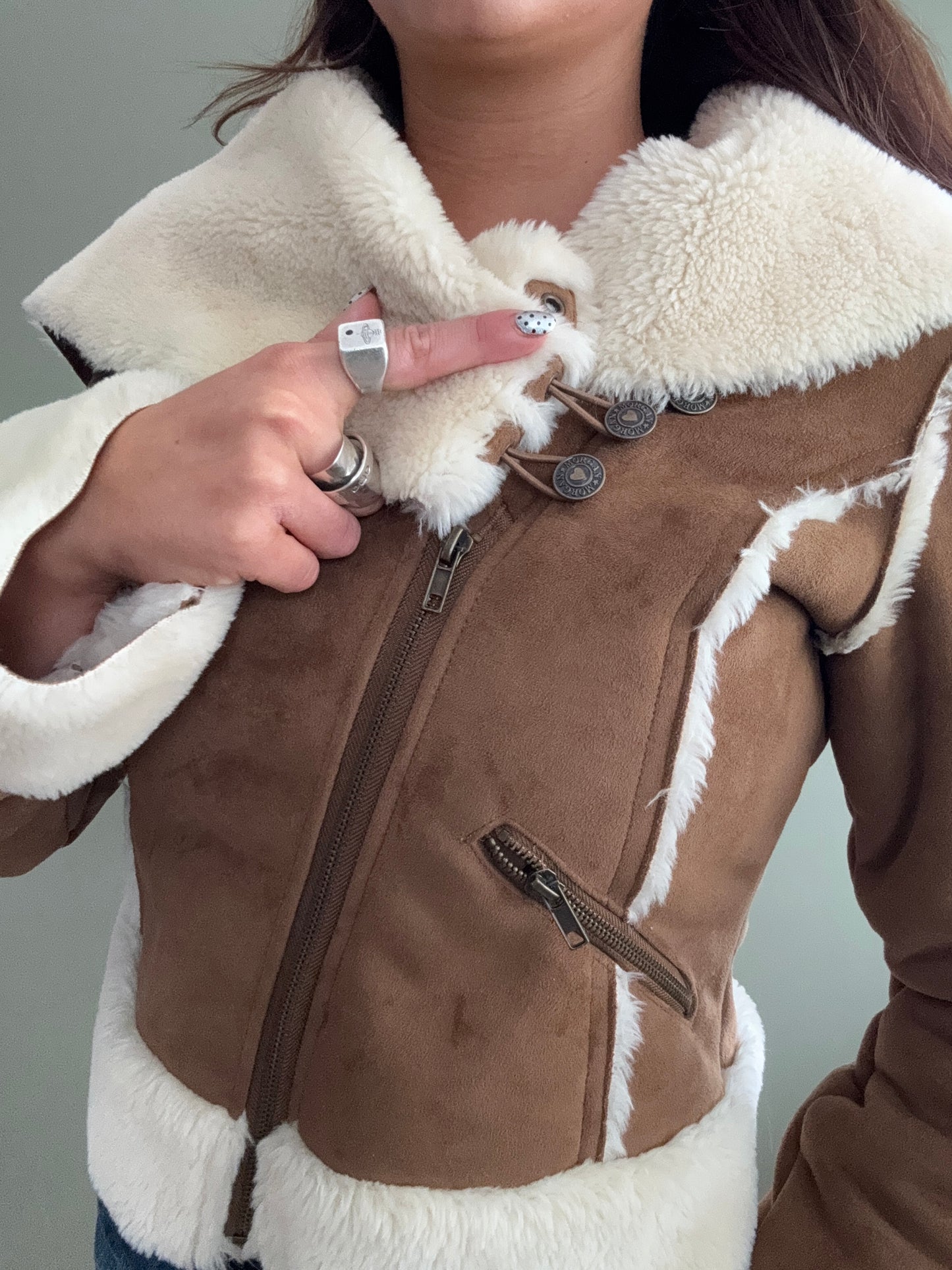 Morgan De Toi Faux Fur Jacket (S)