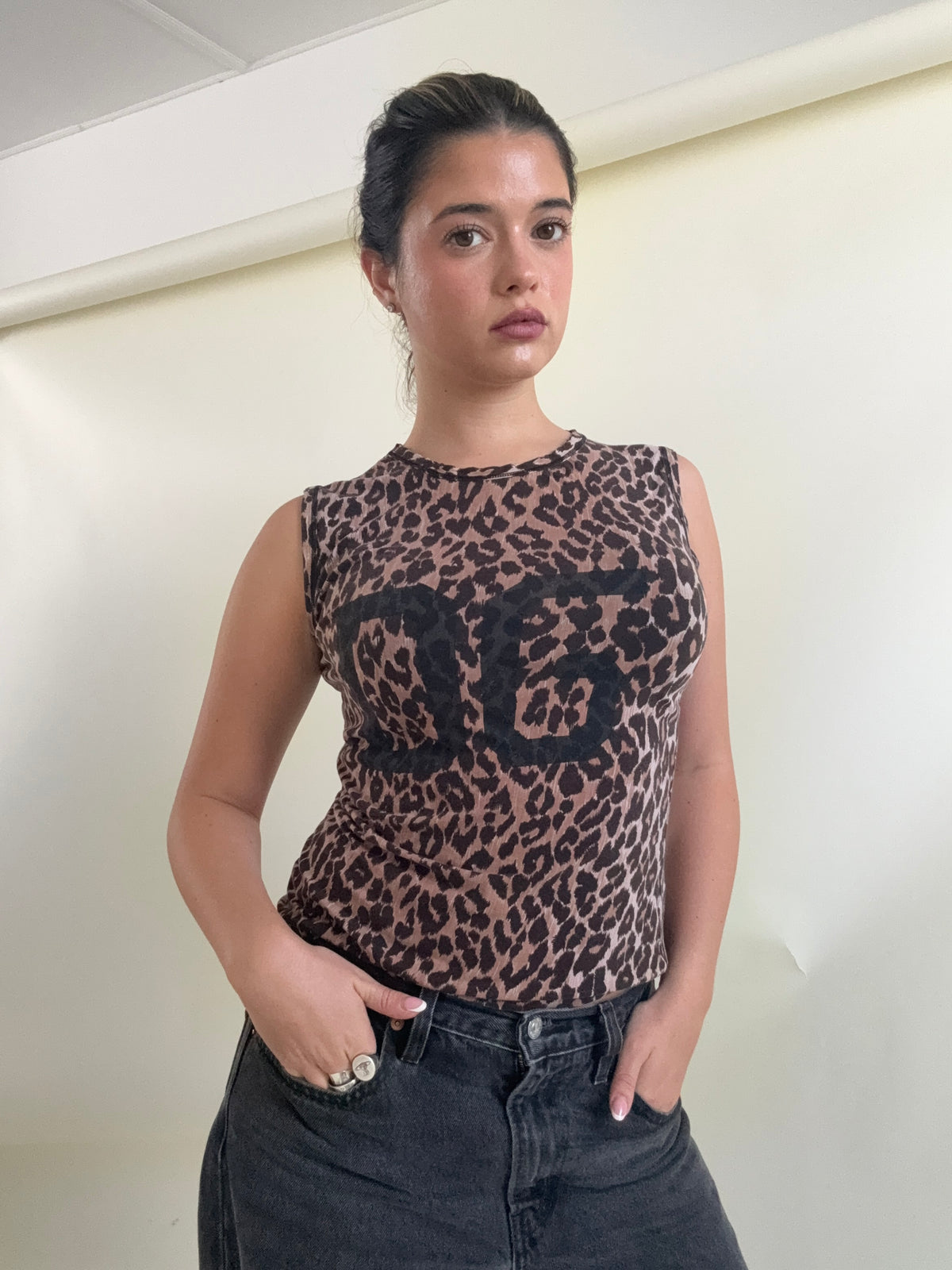 Dolce & Gabbana Leopard Top (M)