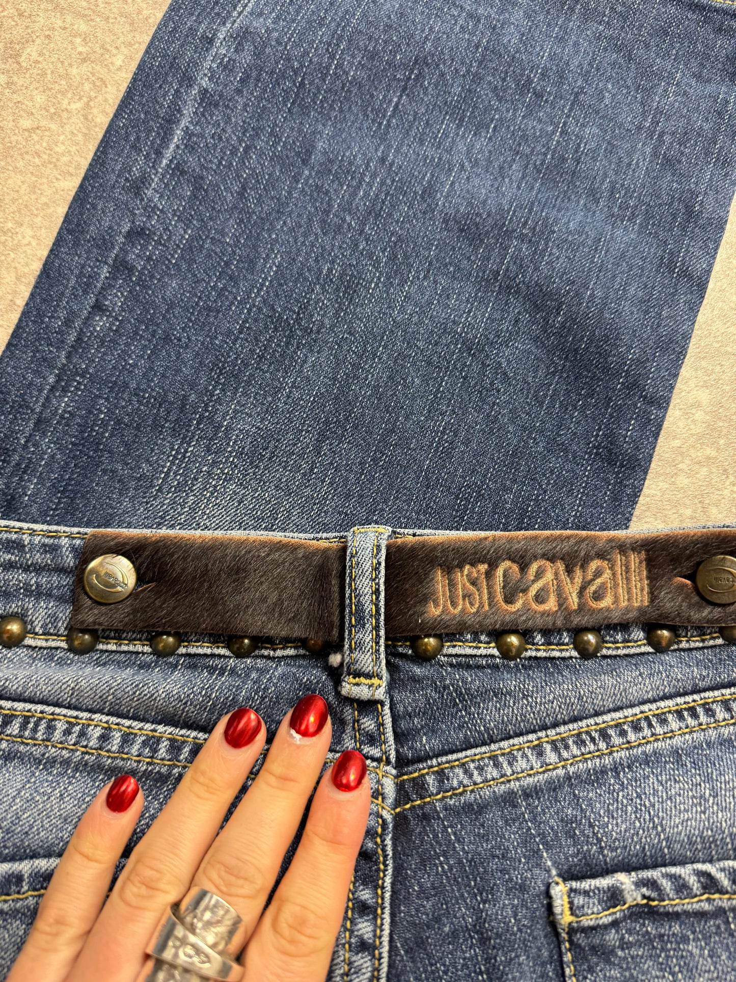 Just Cavalli Studded Flared Jeans (S)