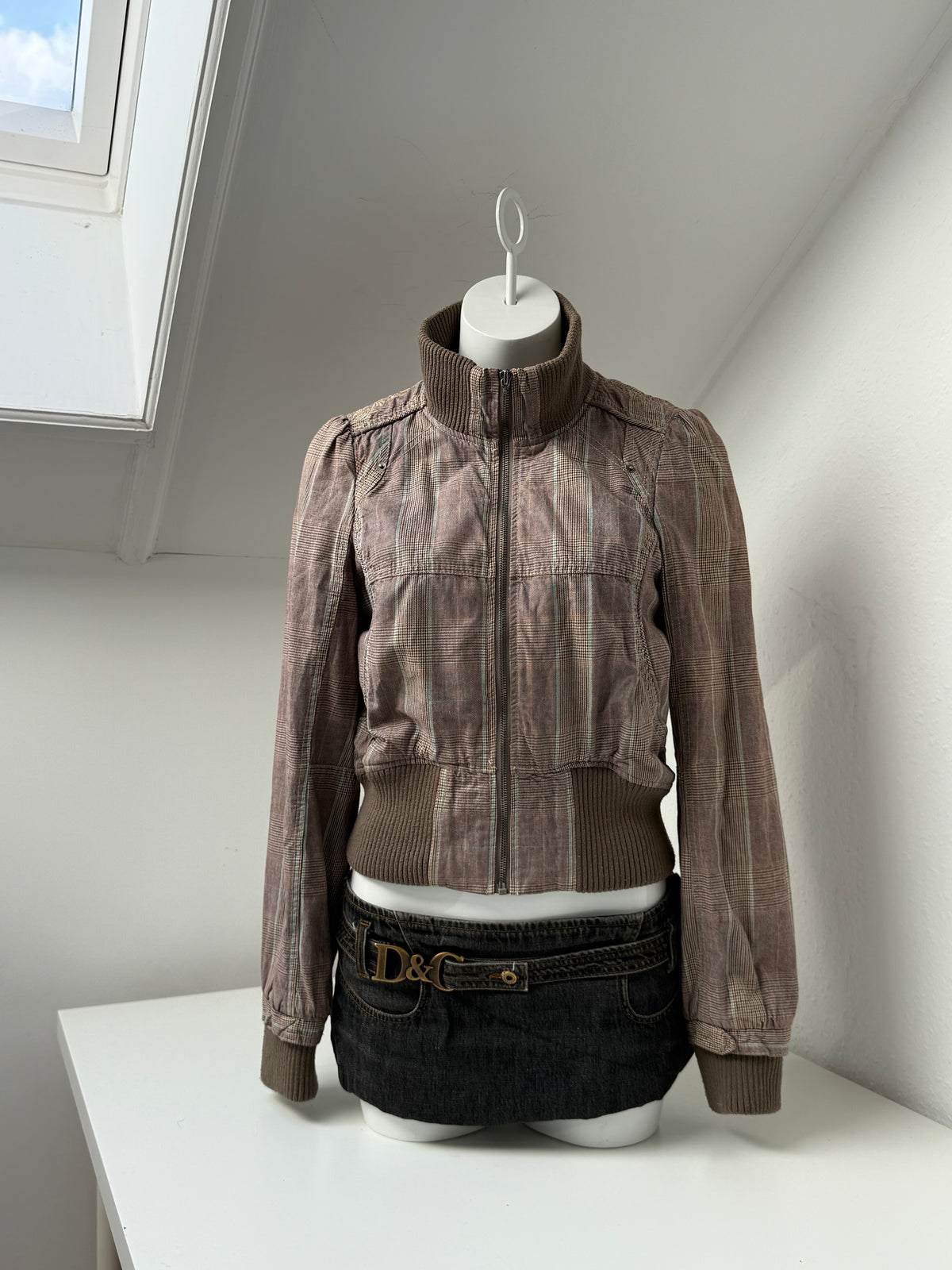 Tartan Bomber Jacket (UK12)