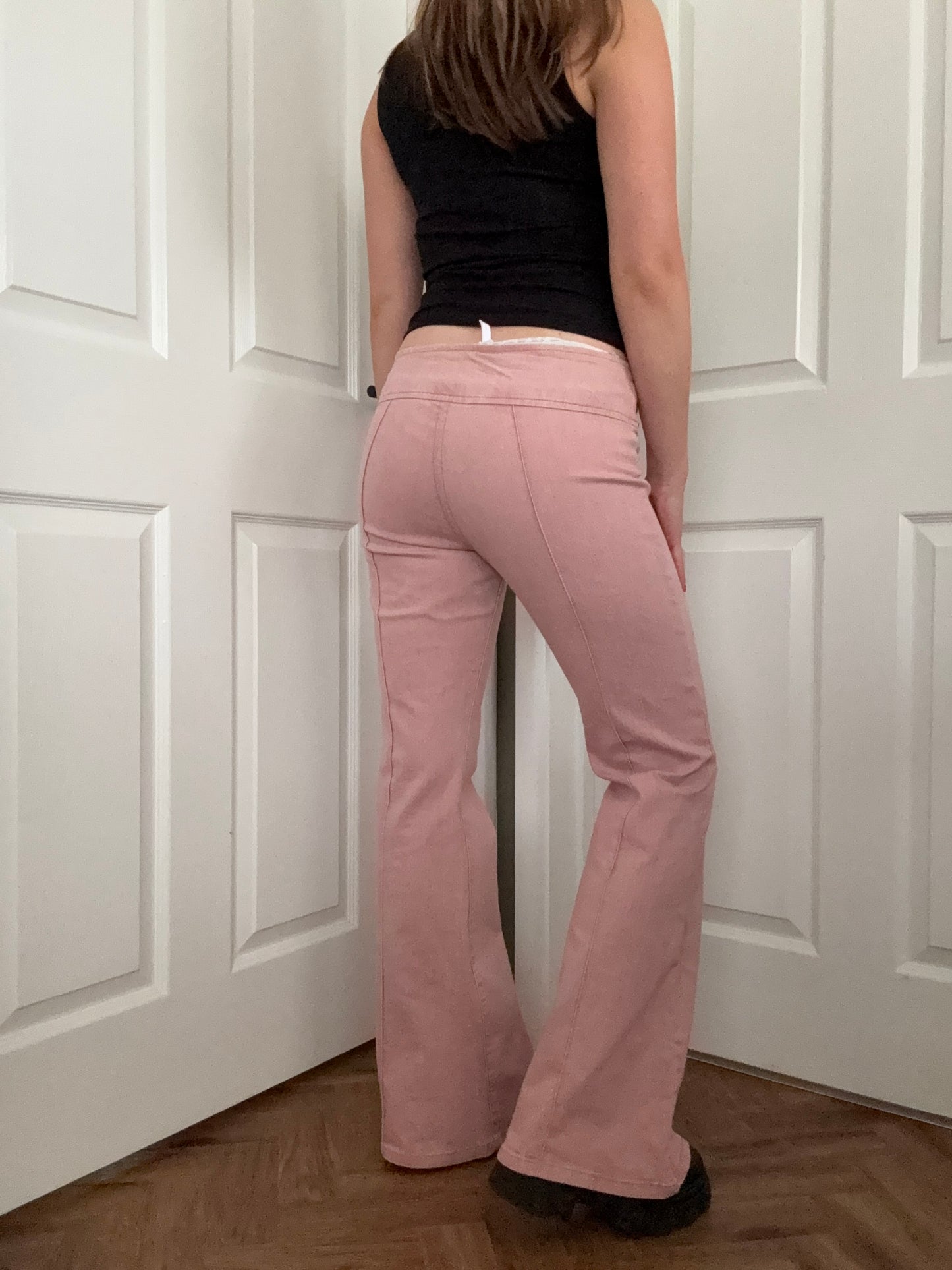 Pink Flared Jeans (UK12)
