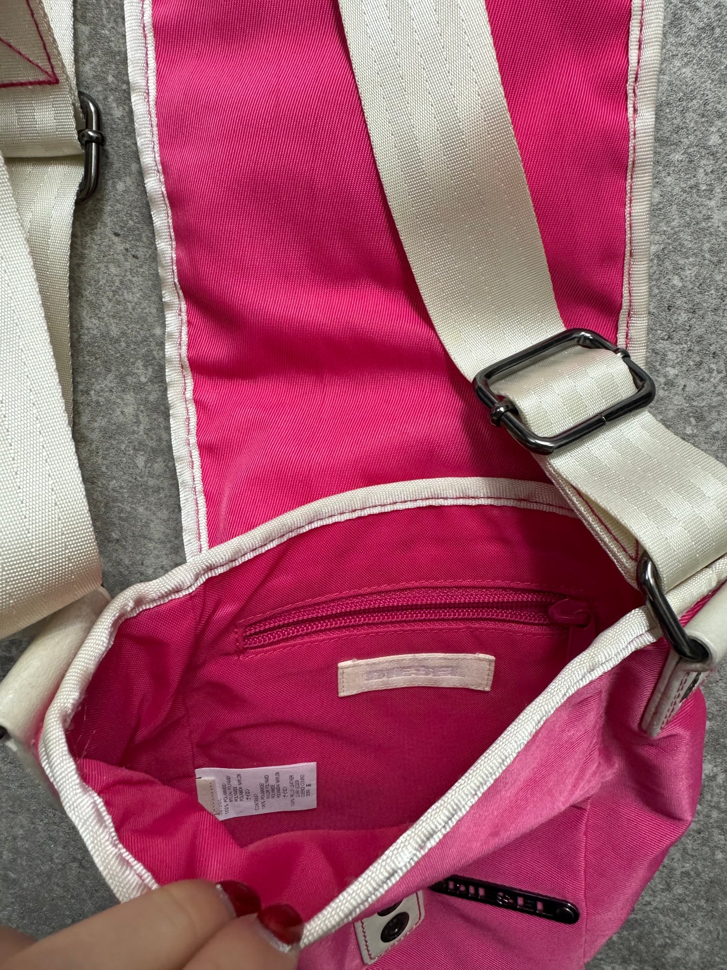 Diesel Pink Y2K Crossbody Bag