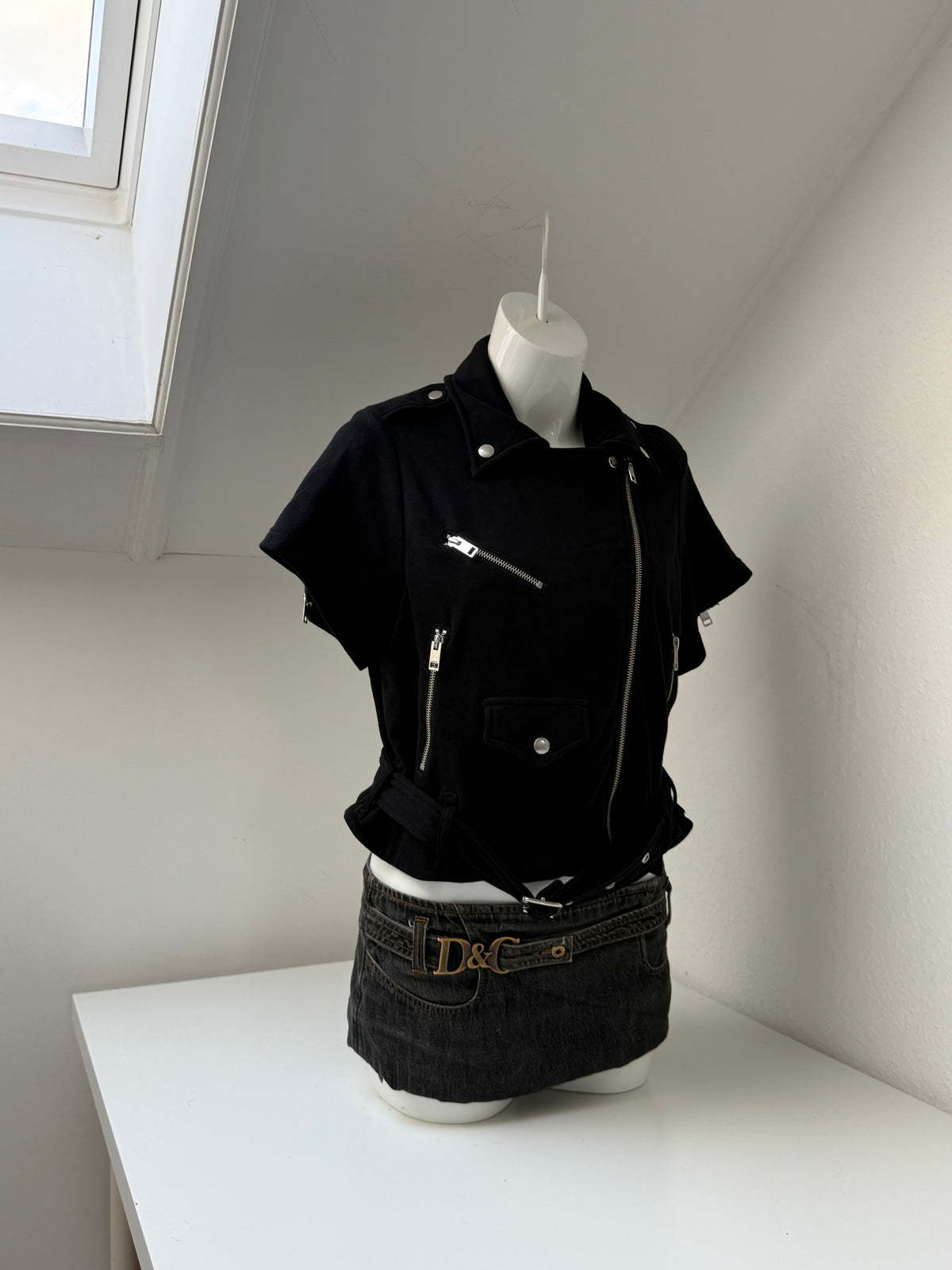 Diesel Shortsleeve Biker Jacket (S)