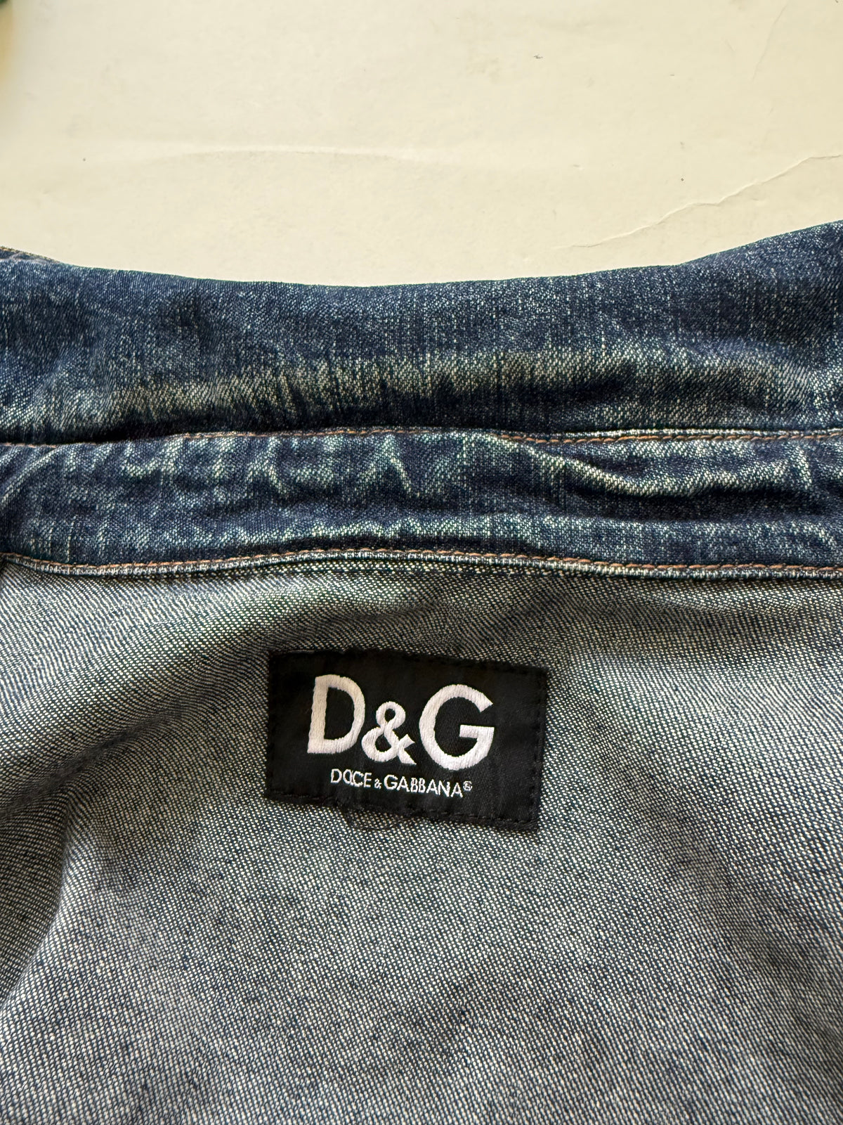 Vintage Dolce & Gabbana Fitted Denim Jacket (M)