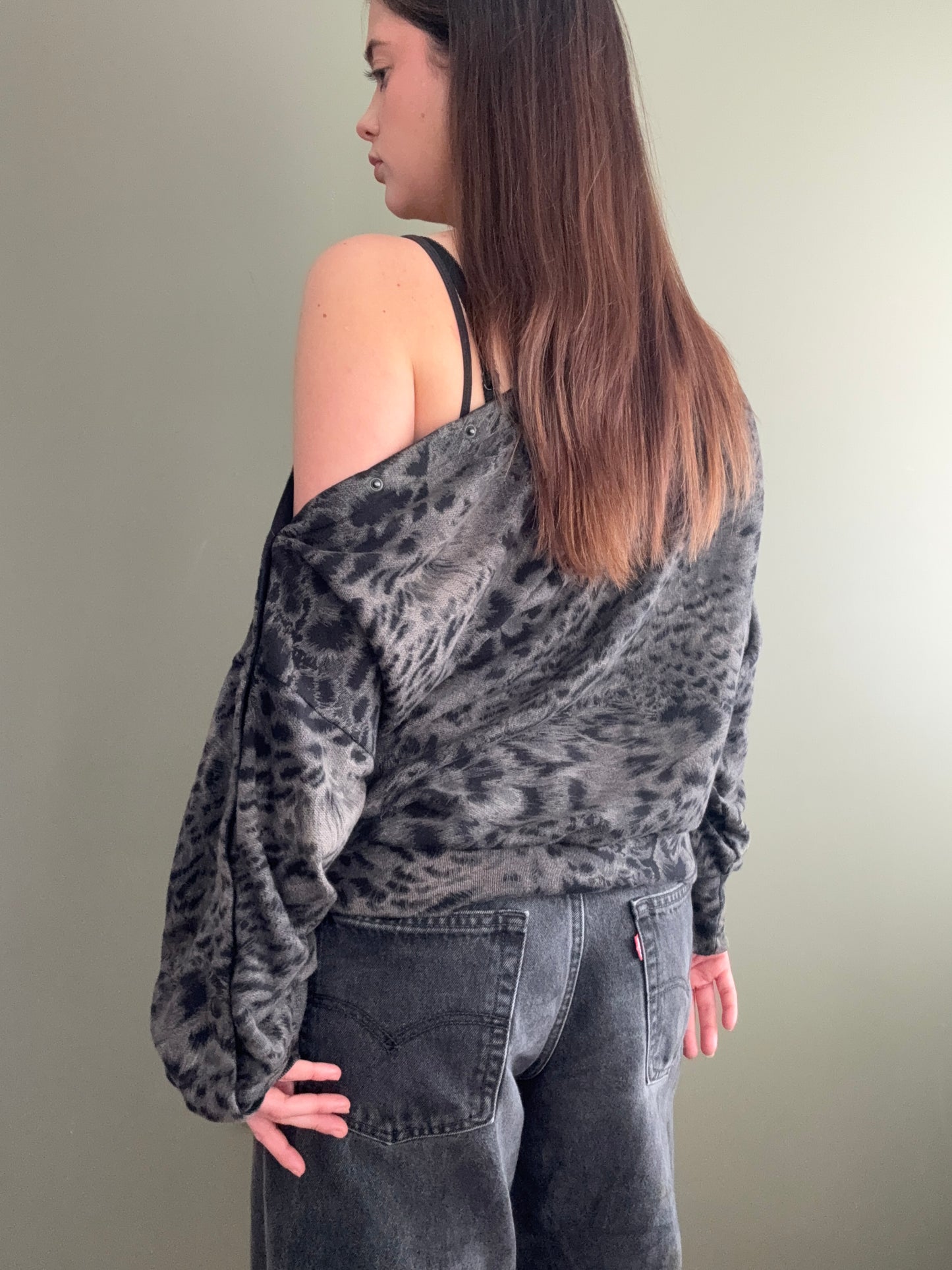 Allsaints Batwing Popper Jumper (S)